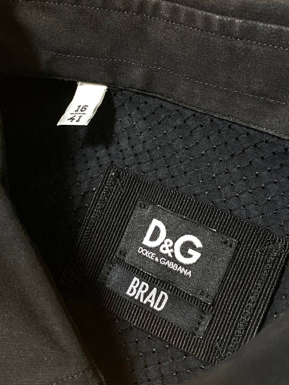 Dolce & Gabbana Dolce & Gabbana Brad Rare Long Sleeve Shirt In Black Size US L / EU 52-54 / 3 - 6 Thumbnail