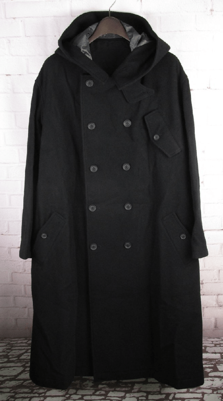 Yohji Yamamoto Yohji Yamamoto Pour Homme - Airy Mossa Hood 10 Buttons Coat Size US S / EU 44-46 / 1 - 1 Thumbnail