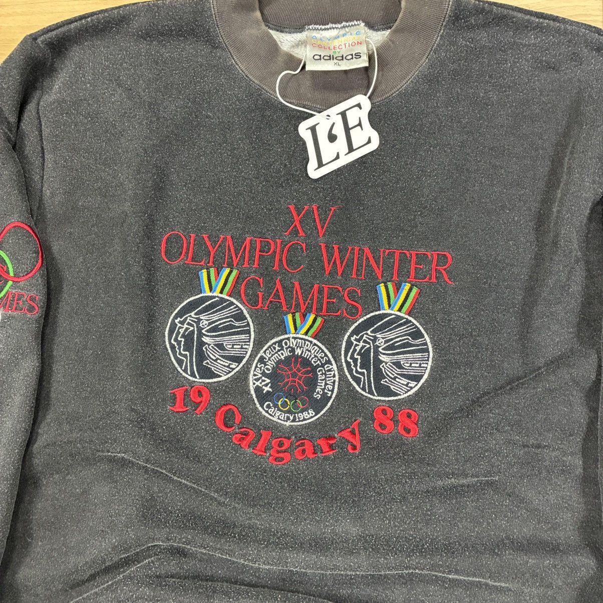 Adidas Mens Vintage Sweatshirt Adidas Olympic Winter Games Size S-M Size US M / EU 48-50 / 2 - 4 Thumbnail