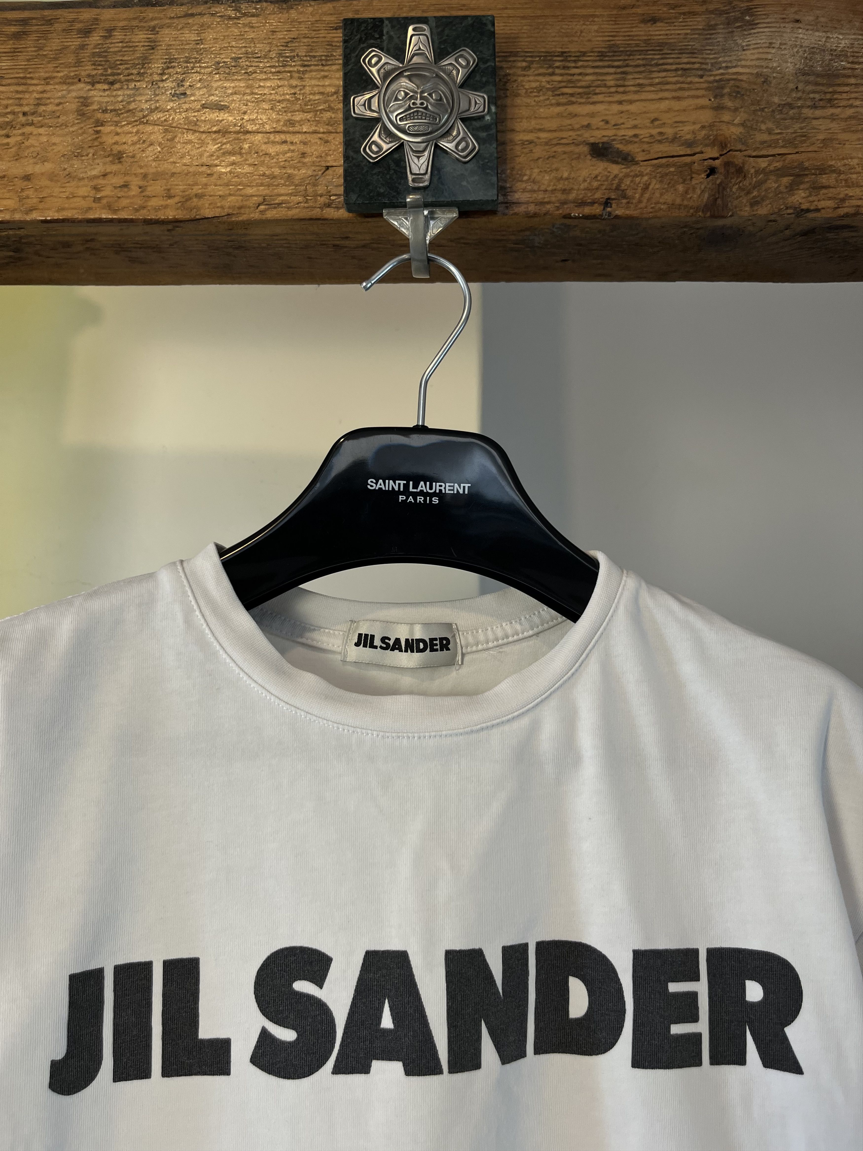 Jil Sander Jil Sander White Shirt Logo Size US M / EU 48-50 / 2 - 3 Thumbnail