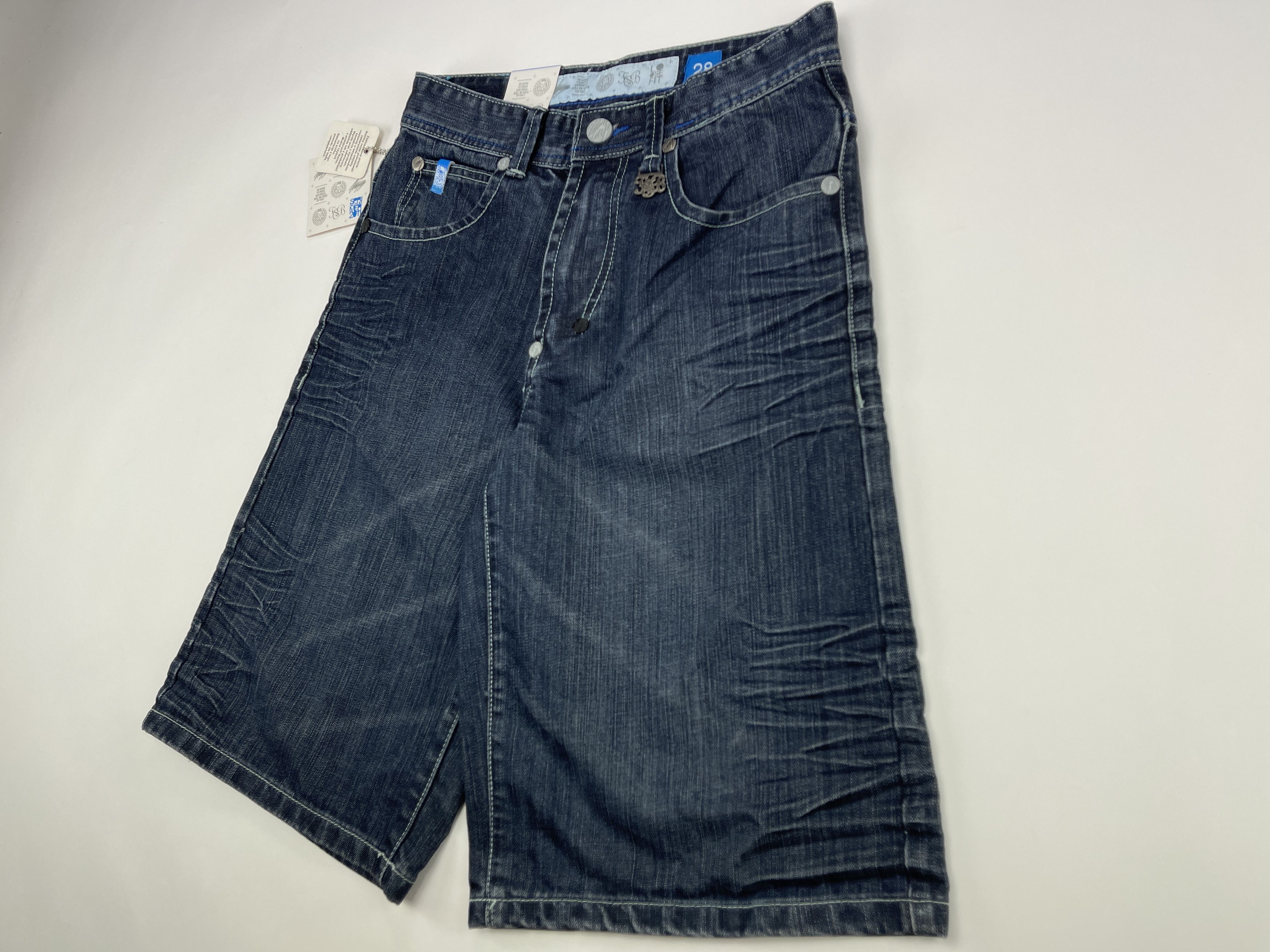 Vintage Mass DNM jeans shorts, vintage hip hop, 90s, skater, size 28 Size US 28 / EU 44 - 9 Thumbnail
