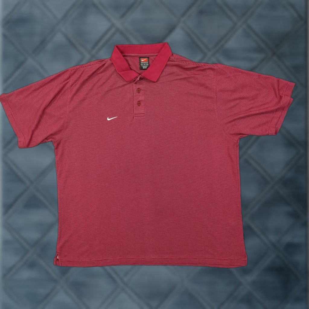 Nike Nike Polo Shirt Mens XL Burgundy Dri-FIT Performance Golf Short Sleeve Bre breathable Lightweight Size US XL / EU 56 / 4 - 1 Thumbnail