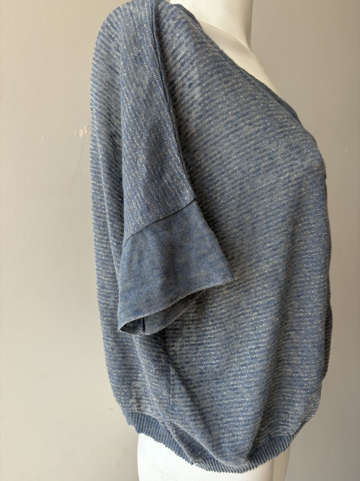 Vintage Na Na Italy silk blouse Size L / US 10 / IT 46 - 10 Thumbnail