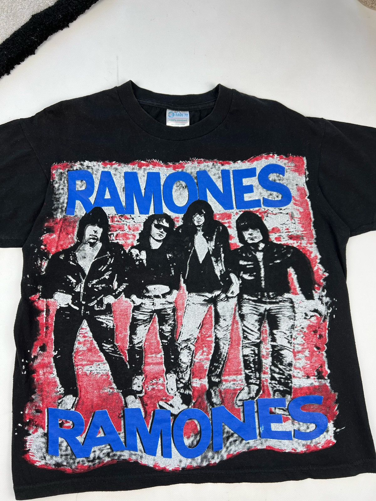 Band Tees × Rock T Shirt × Vintage Vintage Ramones Tee mosquitohead style |  Grailed