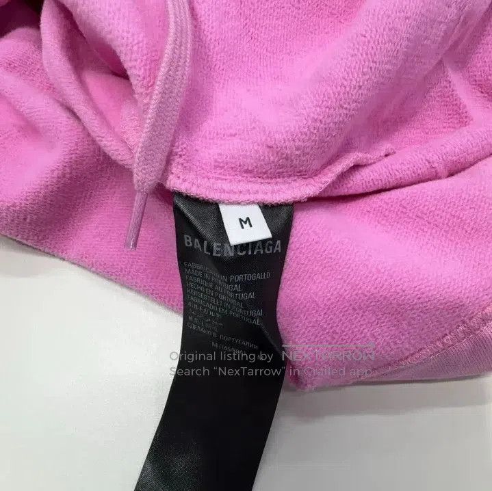 Balenciaga Balenciaga Pink Hoodie with Geometric Pattern. Size US M / EU 48-50 / 2 - 5 Thumbnail