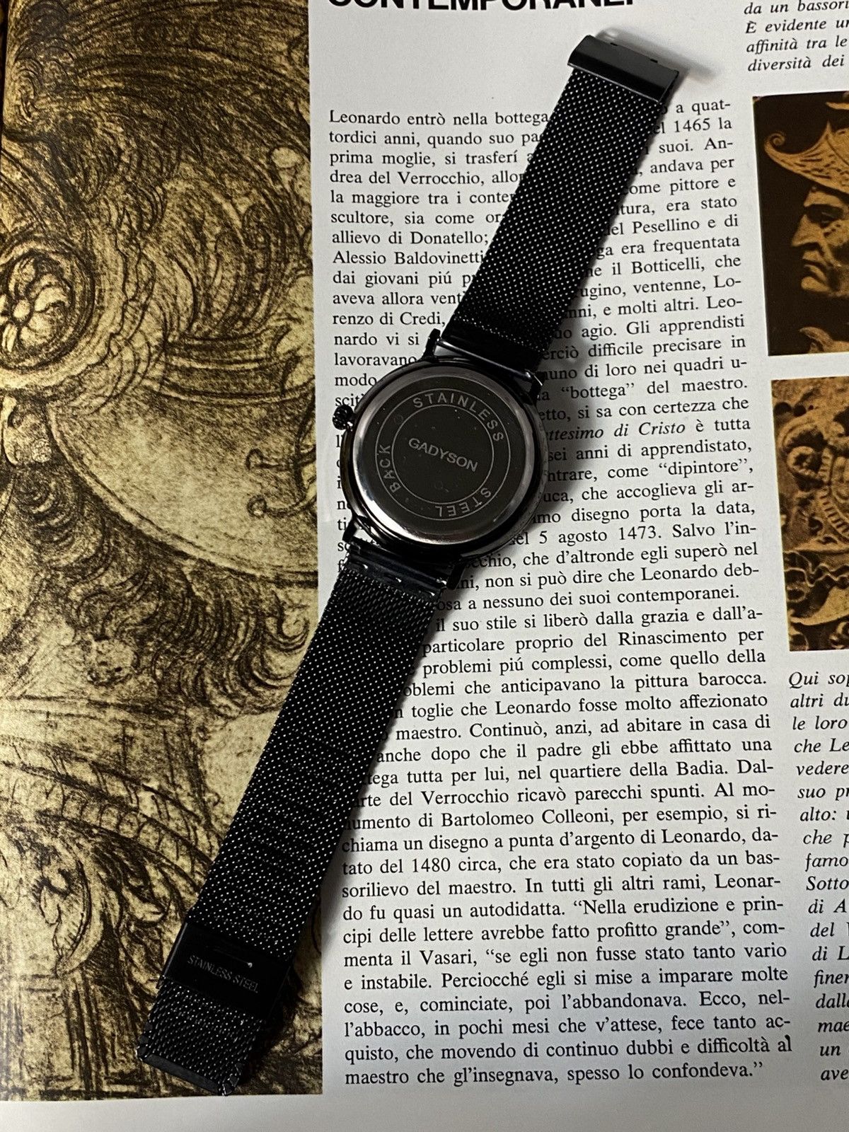 Japanese Brand Gadyson Celestial Starry Sky Watch Minimalist Black Mesh Size ONE SIZE - 6 Thumbnail