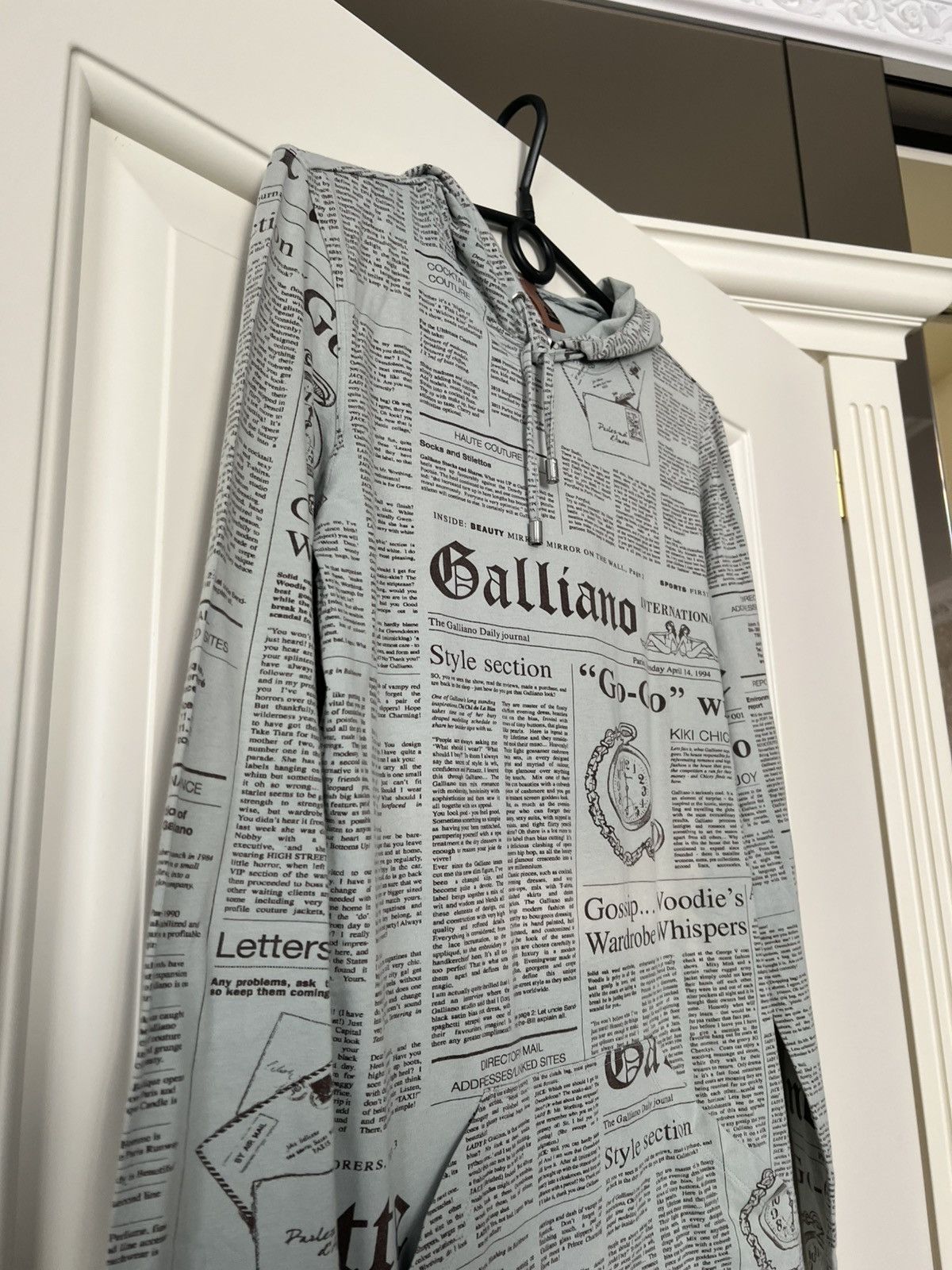 John Galliano John Galliano Gazette Hoodie Size US XS / EU 42 / 0 - 6 Thumbnail