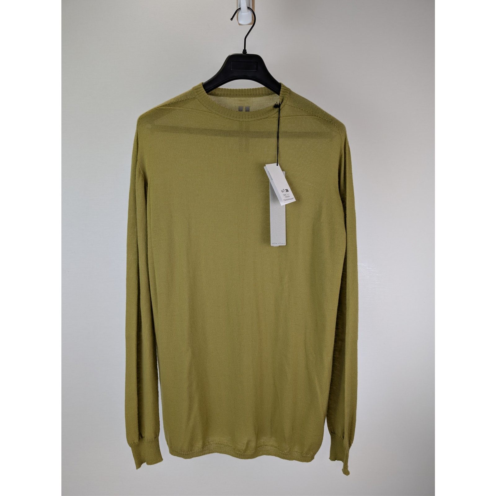 Rick Owens o1rshd1 Oversized Level Sweater in Acid Size US M / EU 48-50 / 2 - 8 Thumbnail