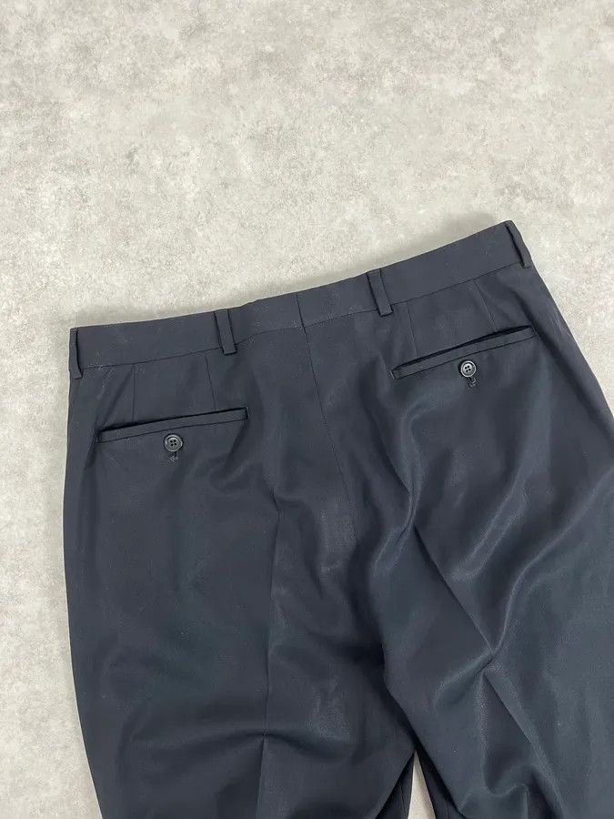 Armani Collezioni 2000s Armani Collezioni Black Classy Tailored Pants Size US 32 / EU 48 - 8 Thumbnail