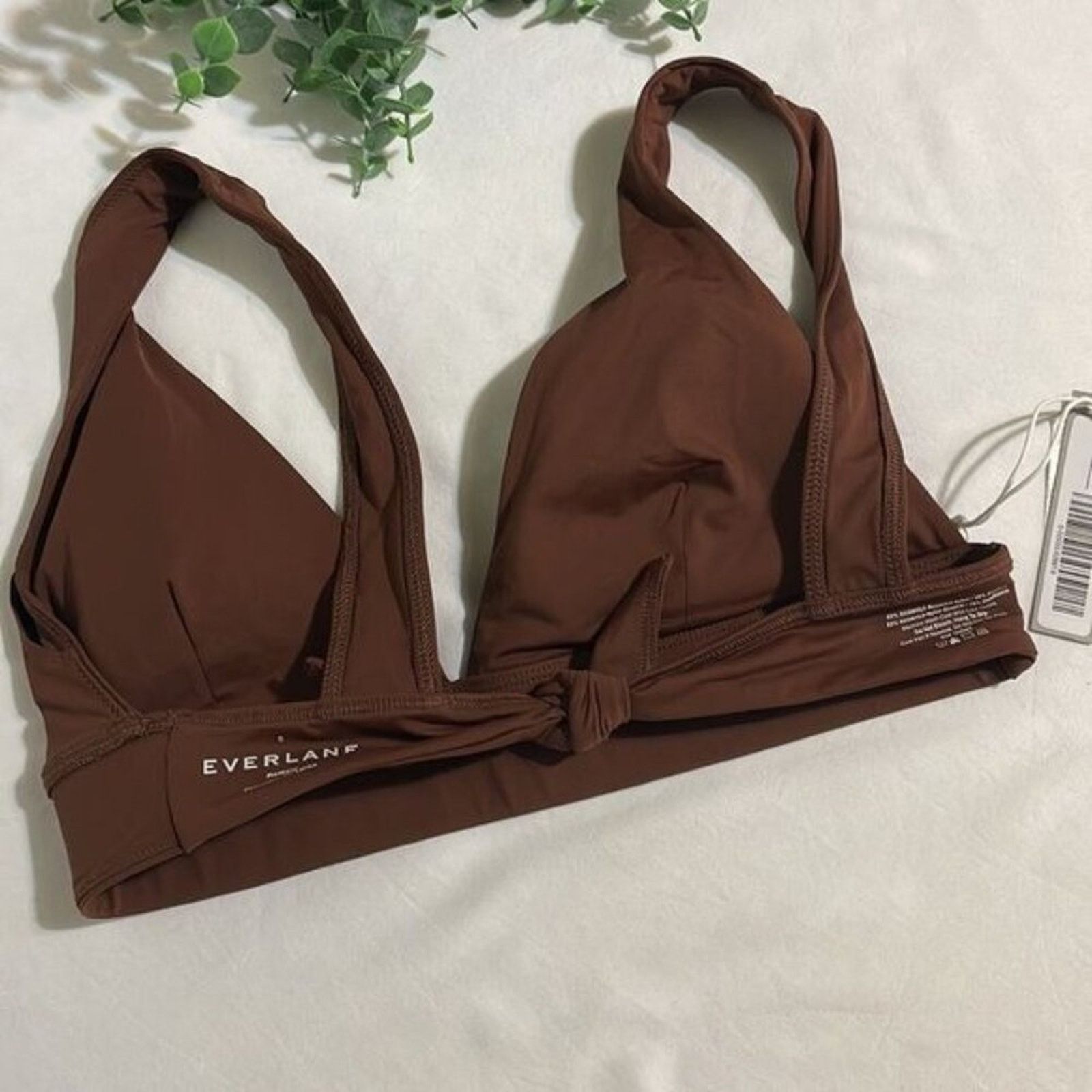Everlane Everlane The Triangle Bikini Top Brown Small Size ONE SIZE - 2 Thumbnail