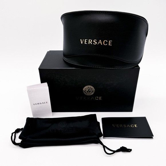 Versace NEW VERSACE VE4461 148/6V SHIELD MOD 4461 GREY VE4461 1486V Size ONE SIZE - 15 Thumbnail