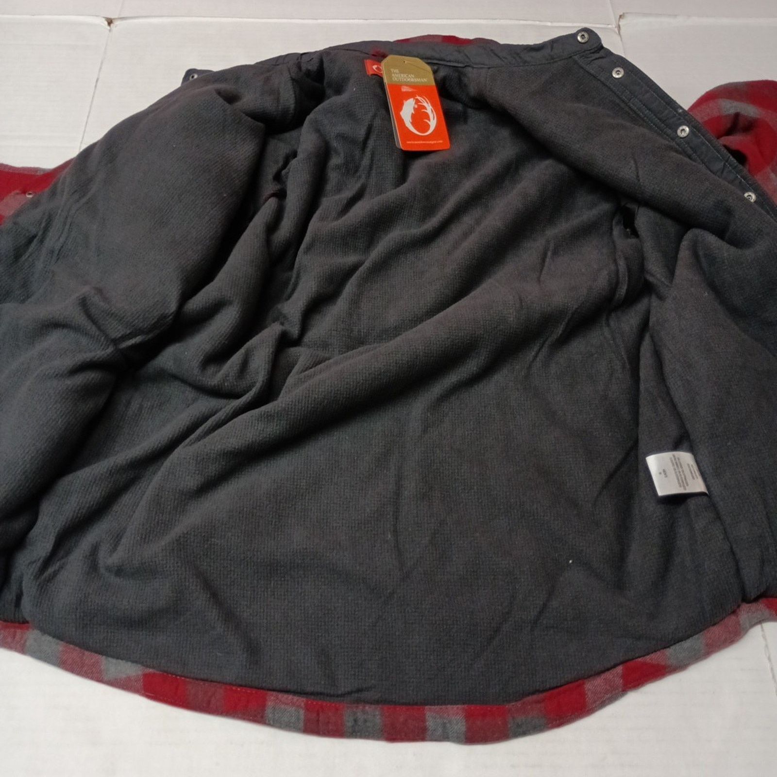 Other The American Outdoorsman Flannel Shacket Mens M Fleece Lined Size US M / EU 48-50 / 2 - 9 Thumbnail