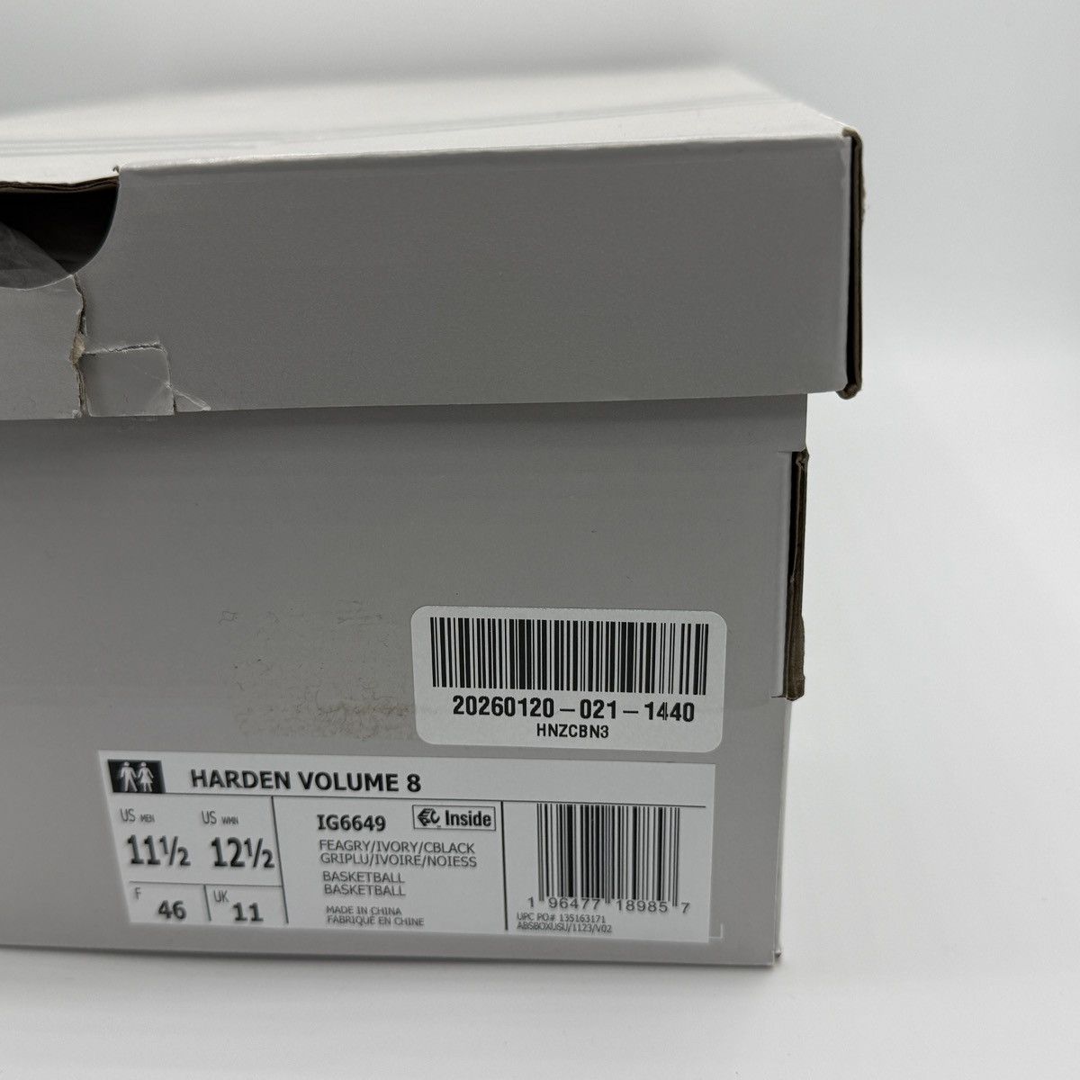 Adidas ADIDAS HARDEN Vol 8 Futuristic Sculpted Sneaker - 11.5 BNIB Size US 11.5 / EU 44-45 - 9 Thumbnail