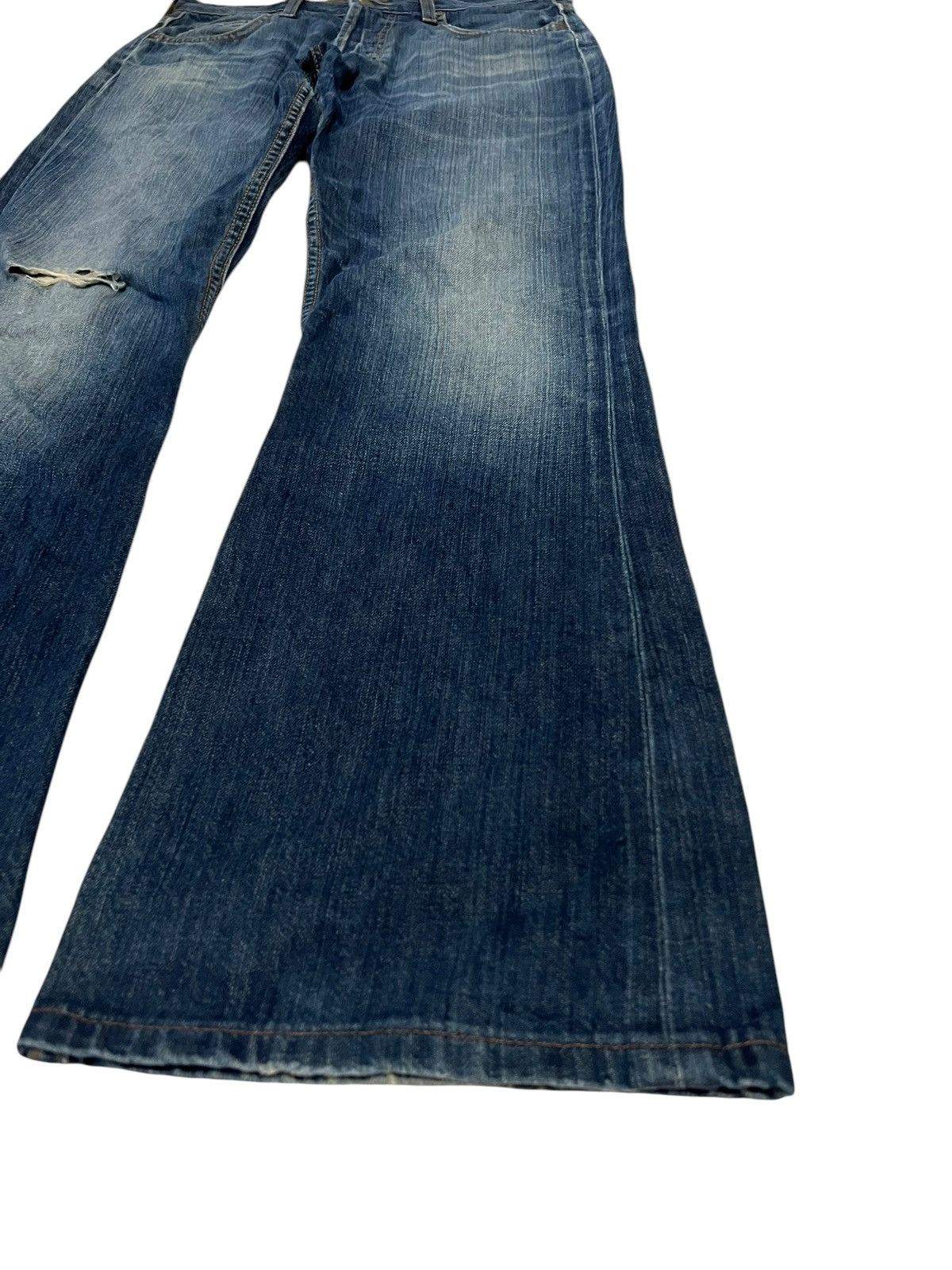 If Six Was Nine × Lee 🌈LEE FLARE DISTRESSED JEAN Size US 30 / EU 46 - 4 Thumbnail