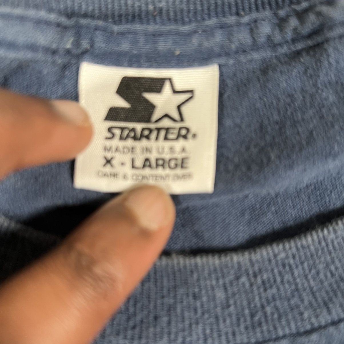 Starter Vintage Starter New York Yankees Tshirt Made In USA MLB Size US XL / EU 56 / 4 - 4 Thumbnail