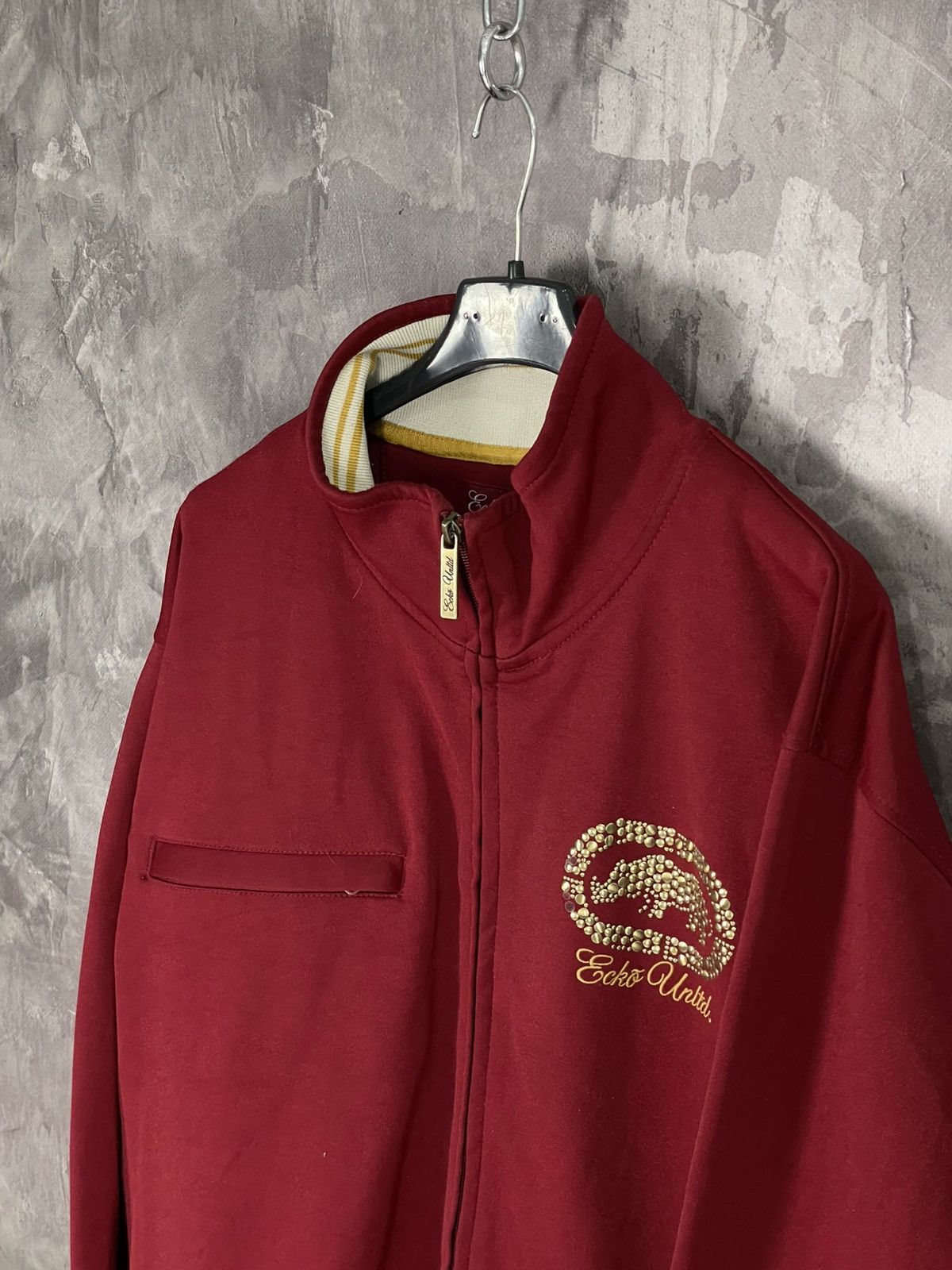 Ecko Unltd. × Vintage CRAZY BOXY ECKO UNLTD PRINTED ZIP UP Sweatshirt Y2K Size US XXL / EU 58 / 5 - 8 Thumbnail