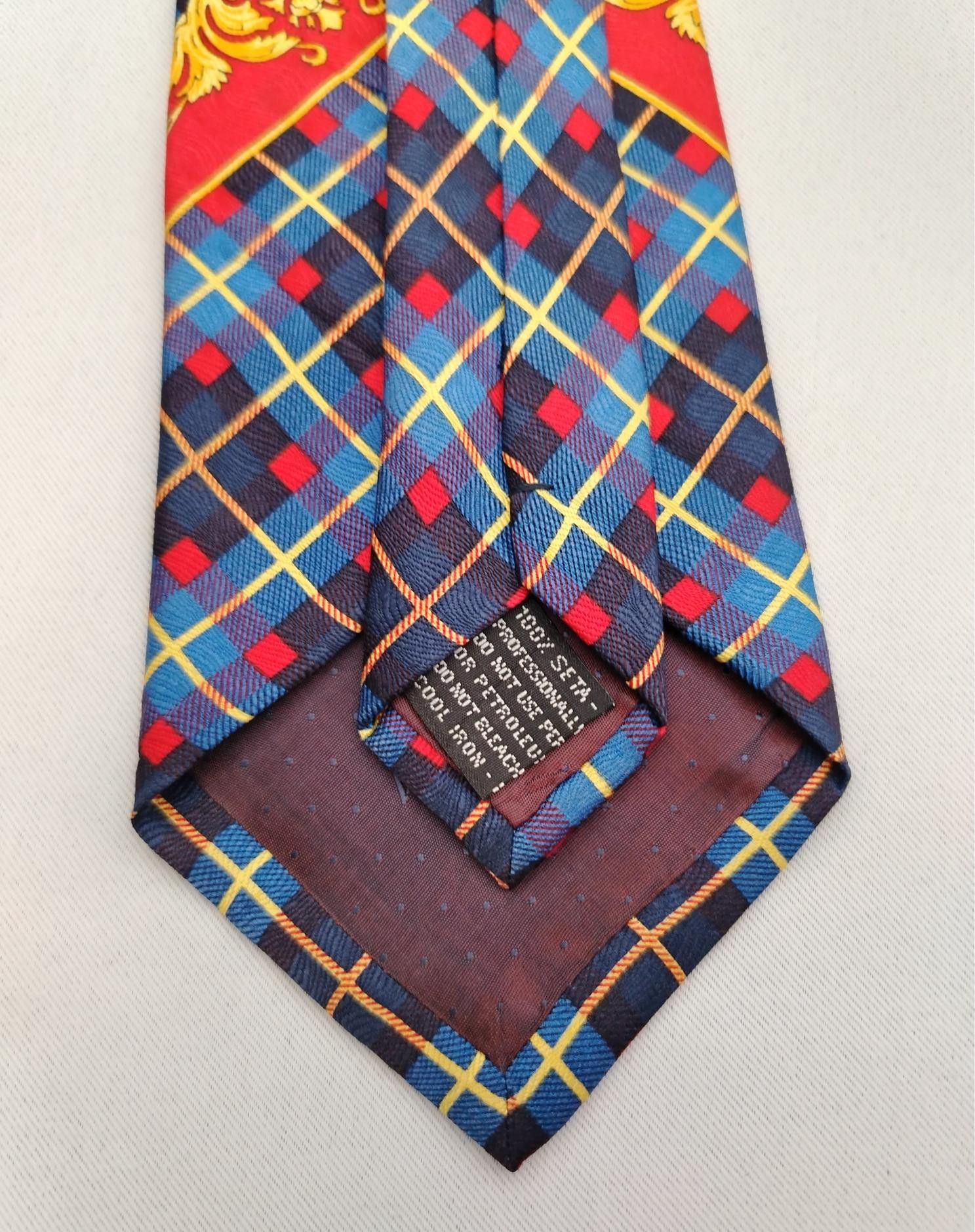 Versace Gianni Versace Jacquard Silk Necktie Scarf Pattern Tie Size ONE SIZE - 7 Thumbnail