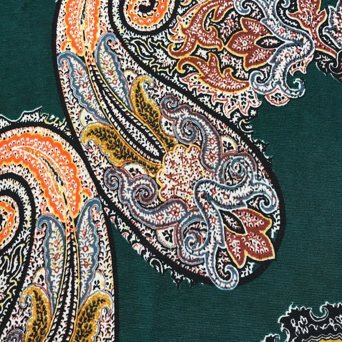 Other Paisley Scoop Neck 3/4 Sleeve Stretch Midi Shift Dress M Size M / US 6-8 / IT 42-44 - 4 Thumbnail
