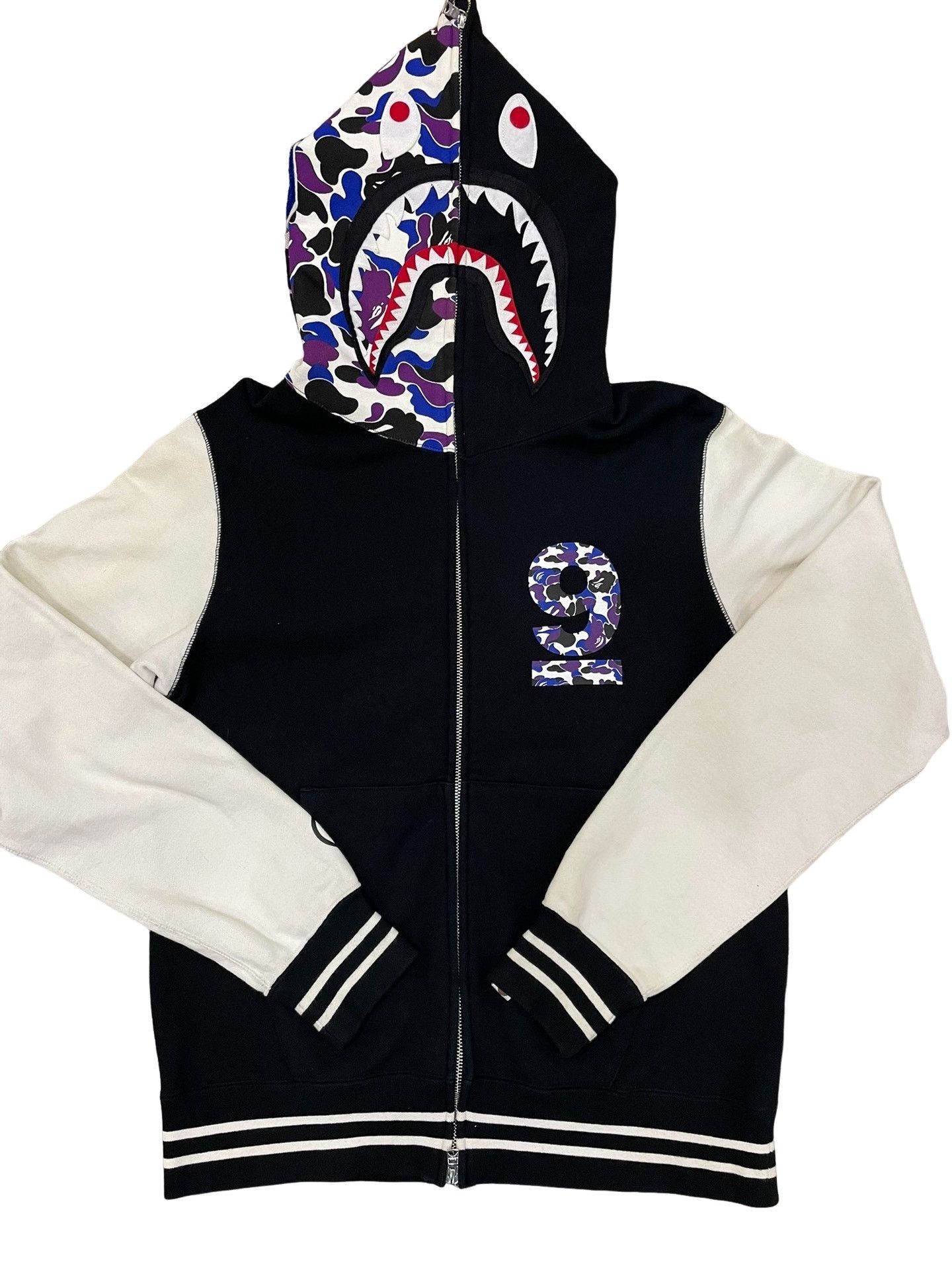 Bape BAPE Camo Shark Full Zip Hoodie Size L Size US L / EU 52-54 / 3 - 1 Thumbnail