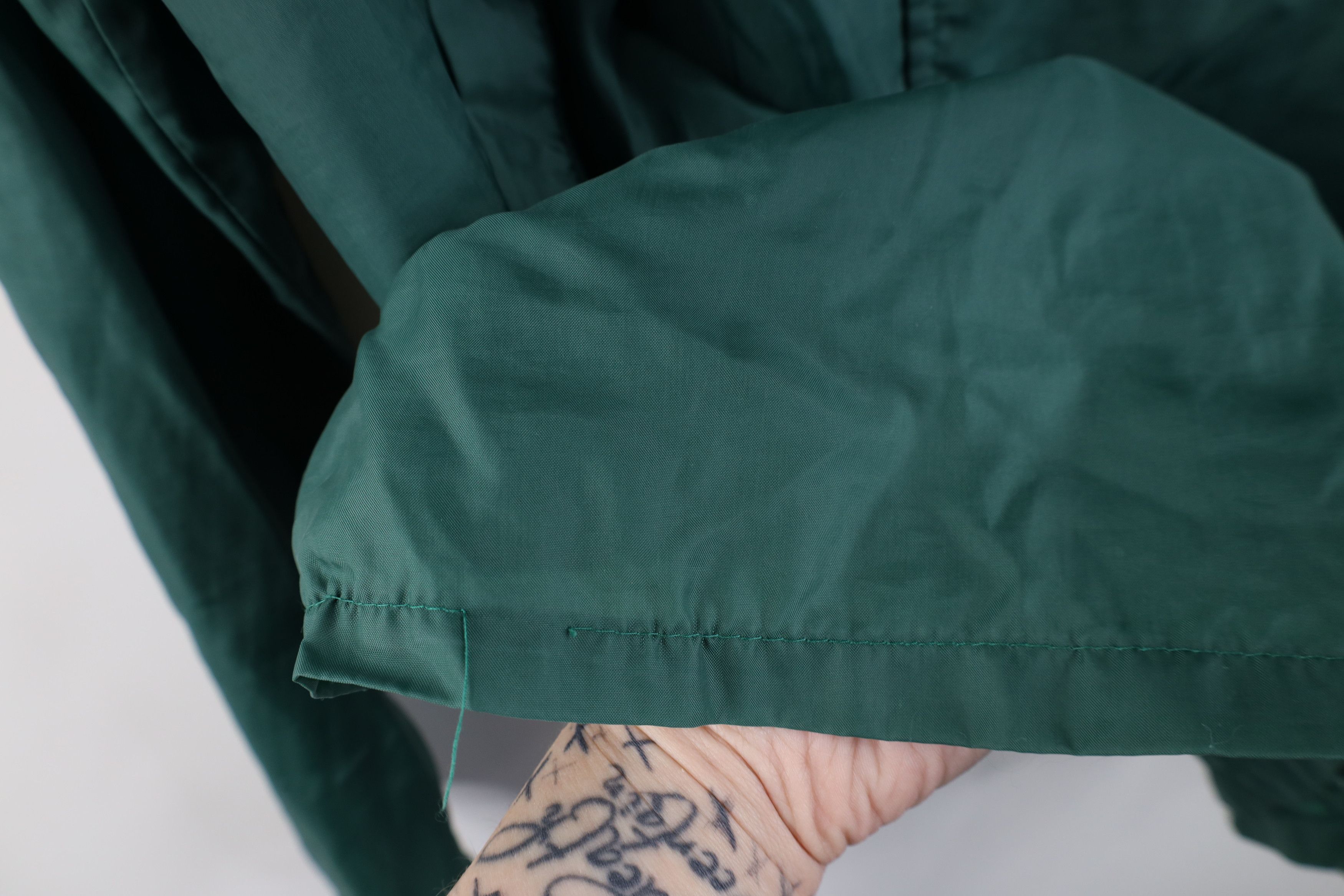 Vintage Vintage 70s Streetwear Coaches Windbreaker Jacket Green Size US L / EU 52-54 / 3 - 8 Thumbnail