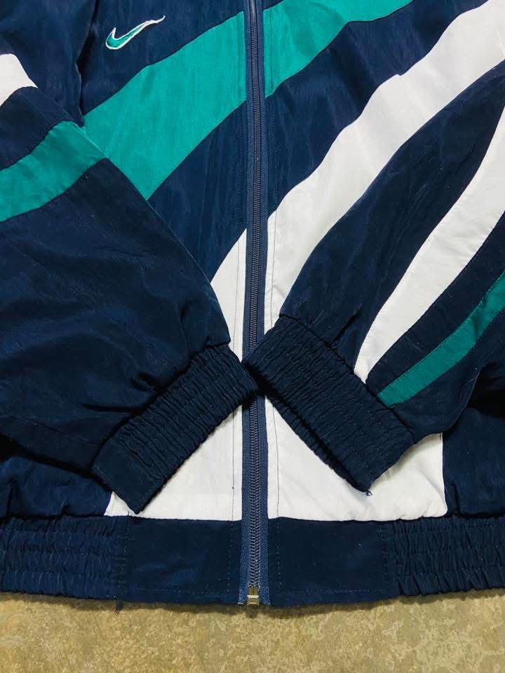 Nike 🔥VTG NIKE PREMIER 90s SWOOSH NYLON JACKET Size US L / EU 52-54 / 3 - 8 Thumbnail