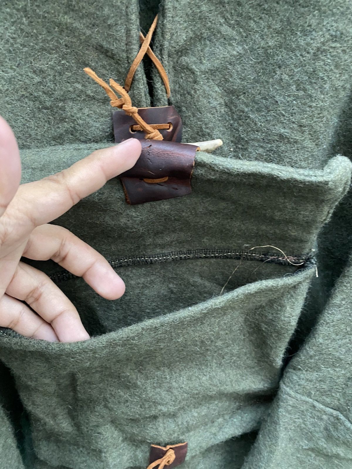 Vintage 2023 Custom-Made Woodland Wool Coat Size US S / EU 44-46 / 1 - 7 Thumbnail