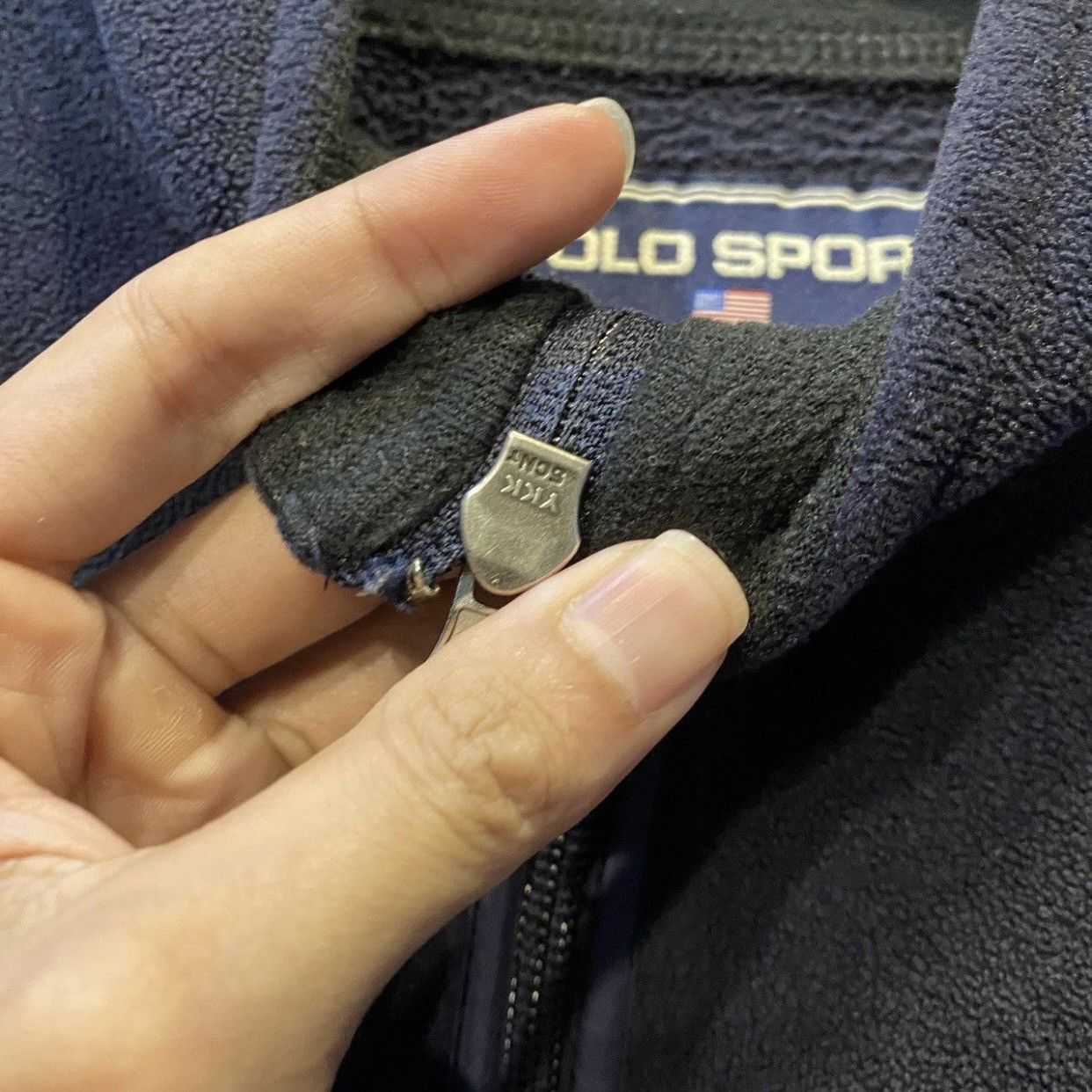 Polo Ralph Lauren VINTAGE Polo Sport Ralph Lauren Polartec Fleece Size US L / EU 52-54 / 3 - 10 Thumbnail