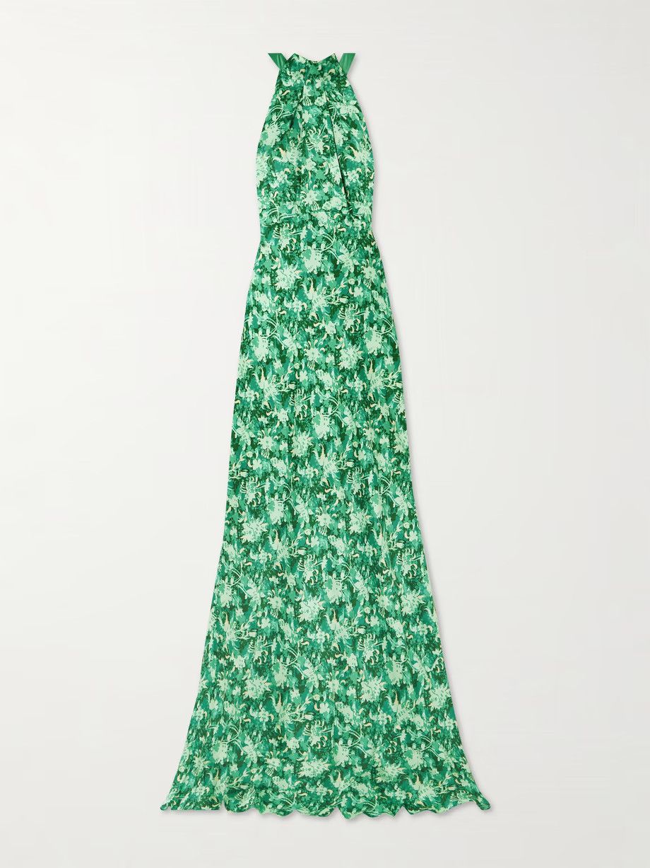 Other o1s22i1n0924 Michelle Maxi Dress in Green Size M / US 6-8 / IT 42-44 - 1 Thumbnail