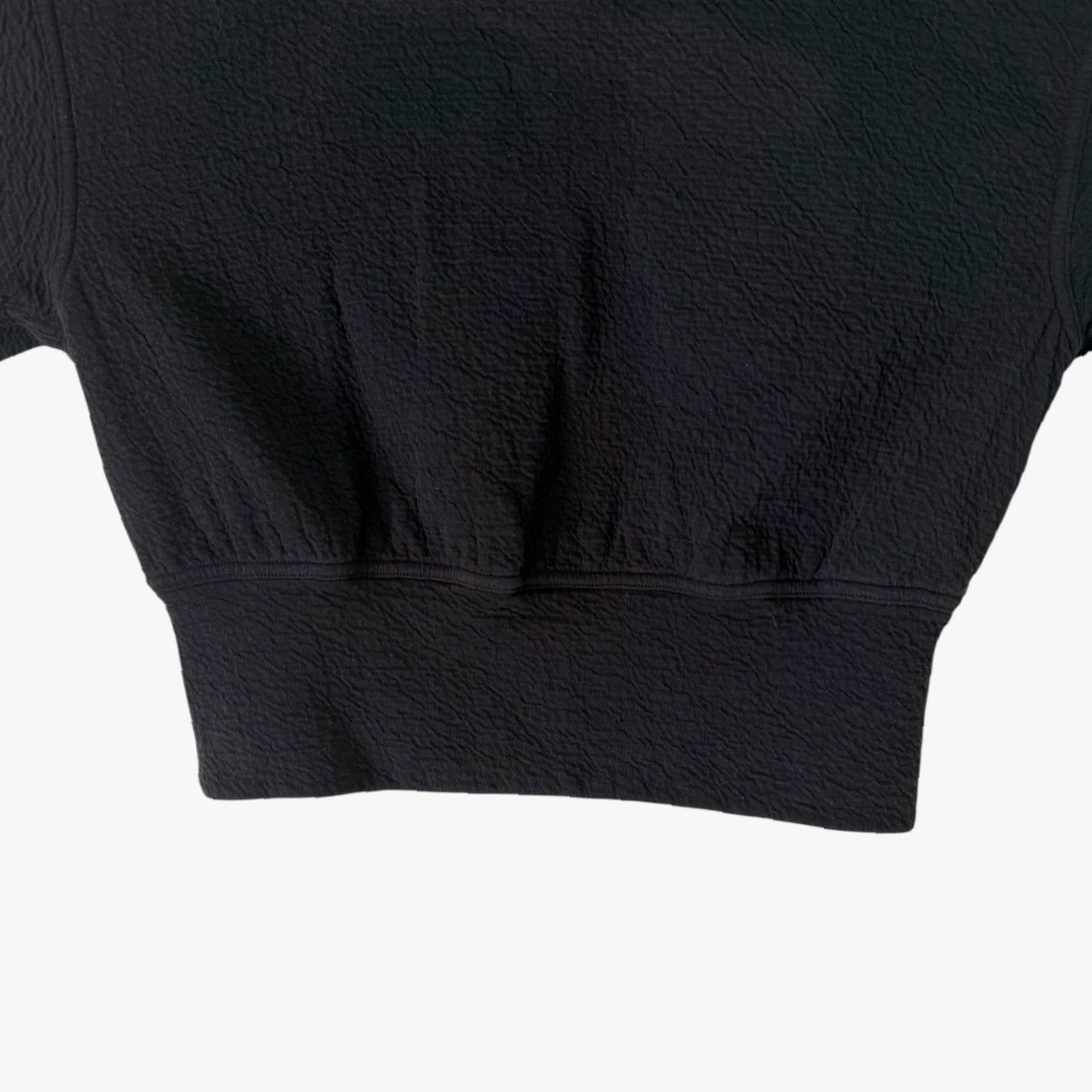Lululemon Lululemon Sweatshirt Textured Crewneck Pullover Black Women's Size 2 Activewear Slim/Regular Fit Size XS / US 0-2 / IT 36-38 - 6 Thumbnail