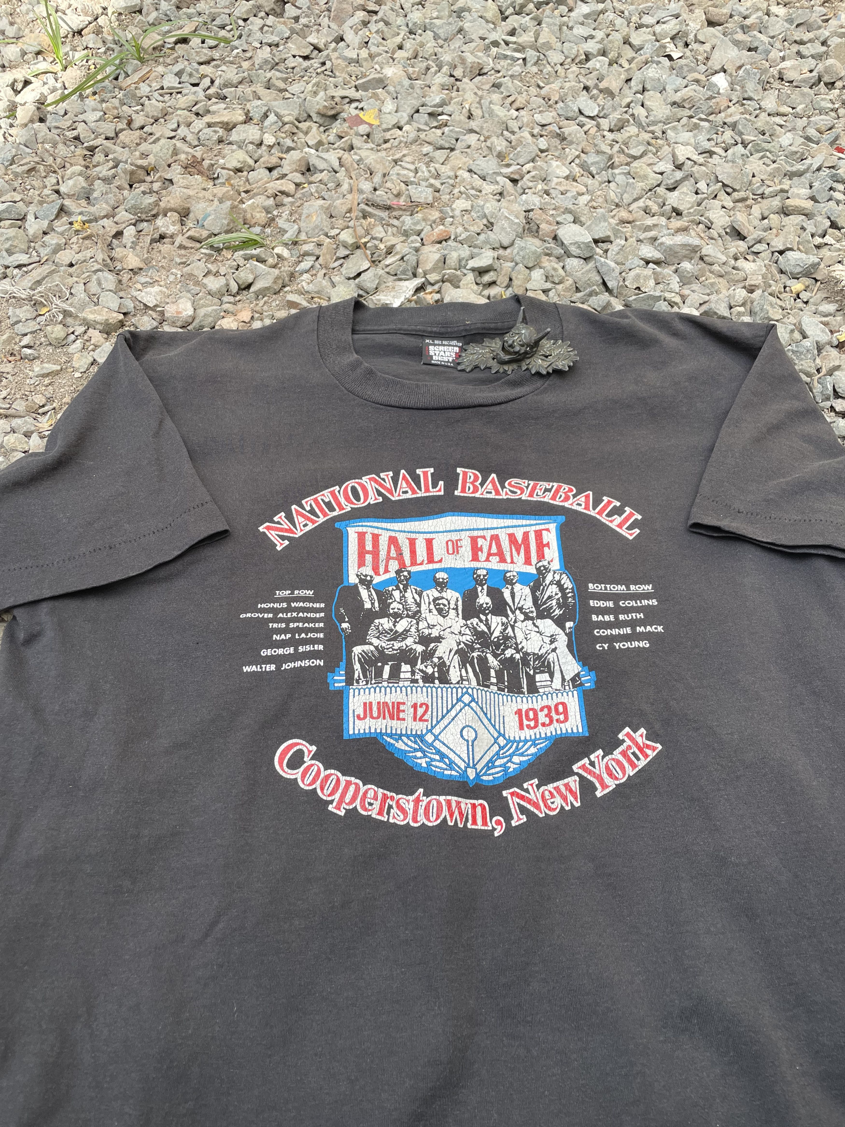 Vintage Vintage National Baseball Hall of Fame Shirt Size US XL / EU 56 / 4 - 3 Thumbnail