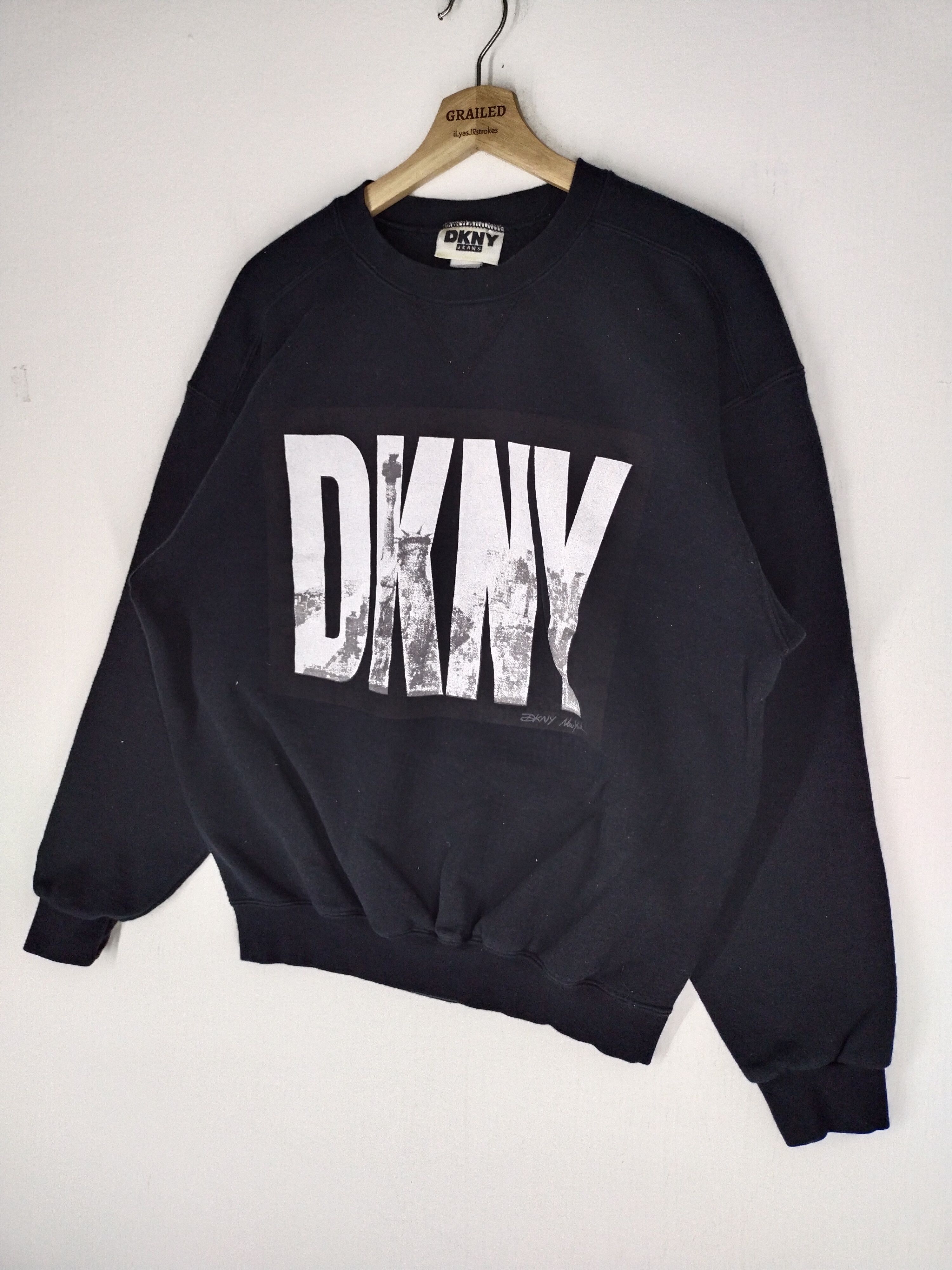 DKNY × Vintage Vintage DKNY New York Sweatshirt Size US M / EU 48-50 / 2 - 2 Thumbnail