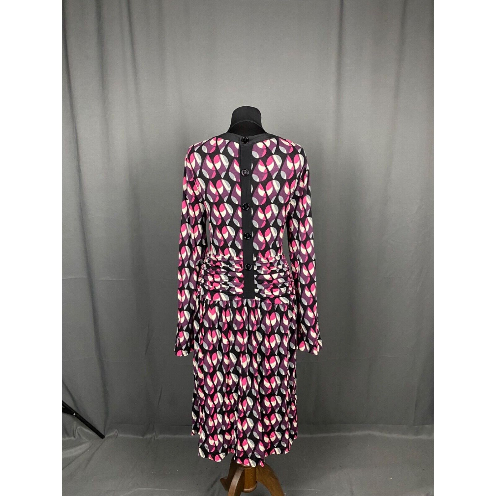 Missoni Missoni Women's Red Purple Floral Long Dress Size S-M Size S / US 4 / IT 40 - 7 Thumbnail