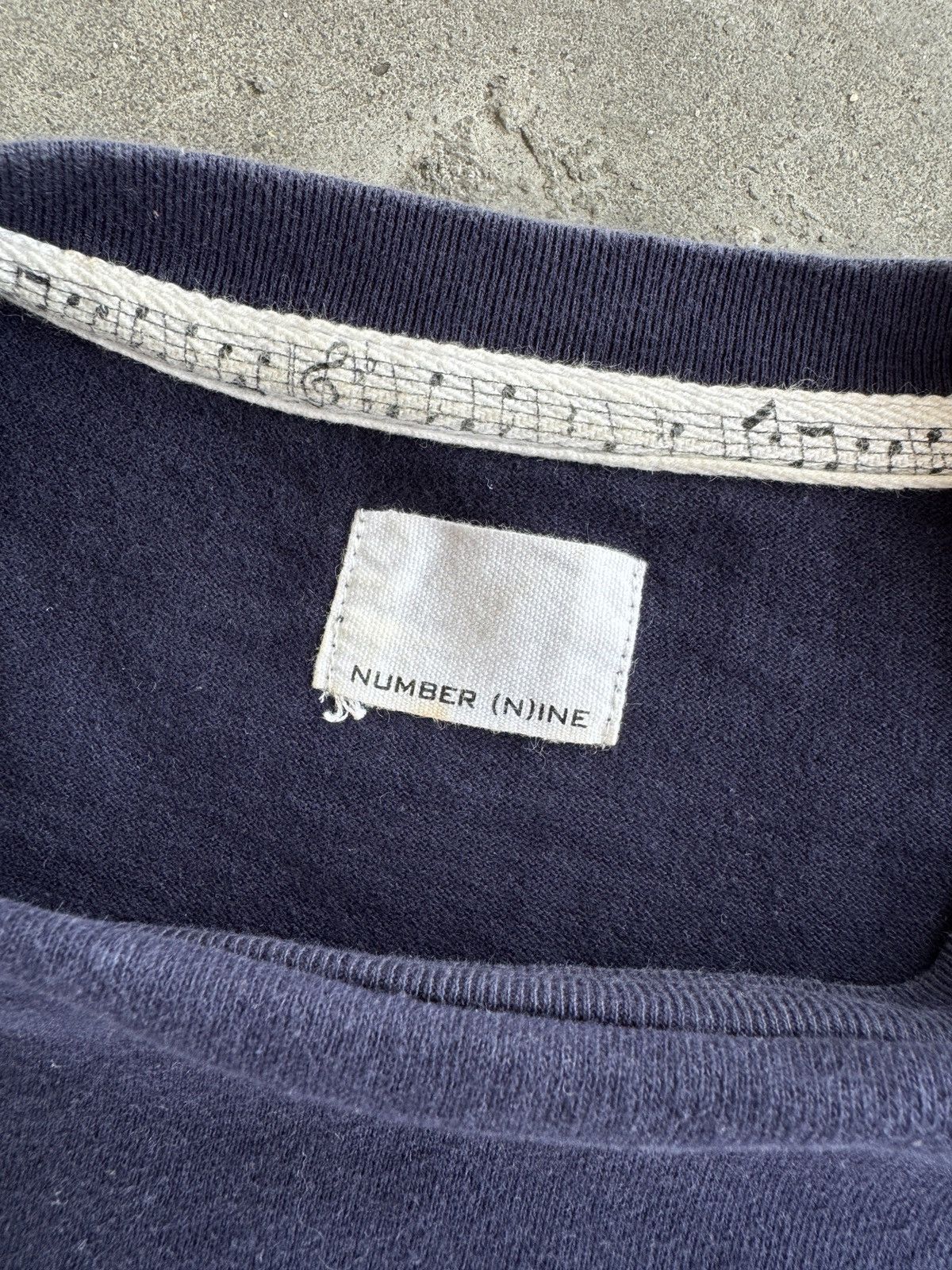 Number (N)ine Number (N)ine Distressed Tshirt Size US XL / EU 56 / 4 - 8 Thumbnail
