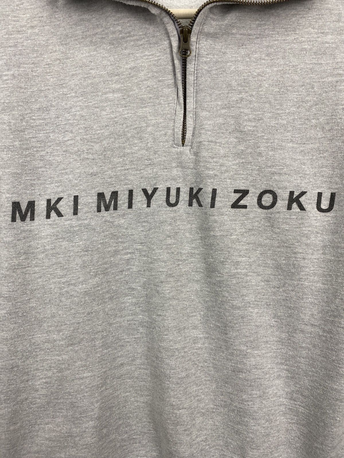 Mki Miyuki Zoku 🇯🇵 Mki Miyuki Zoku 1/4 zip Sweatshirt Casual Japan Style Y2K Size US S / EU 44-46 / 1 - 4 Thumbnail