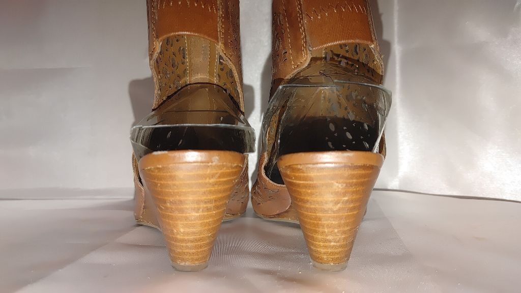 Franco Sarto Franco Sarto Akrona Leather Peep Toes Size 7.5 Size US 7.5 / IT 37.5 - 6 Thumbnail