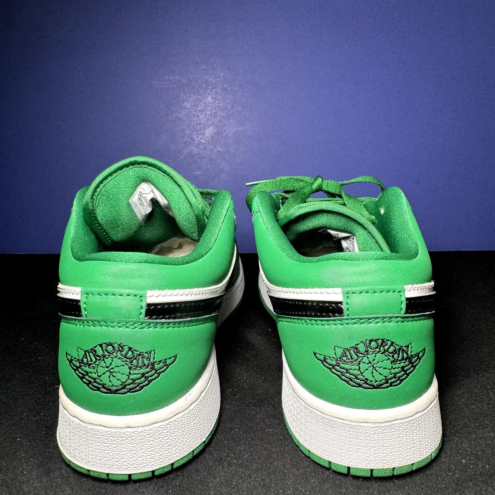 Jordan Brand × Nike Size 6.5 - Nike Air Jordan 1 Low GS Pine Green Men's Shoes Size US 6.5 / EU 39-40 - 7 Thumbnail