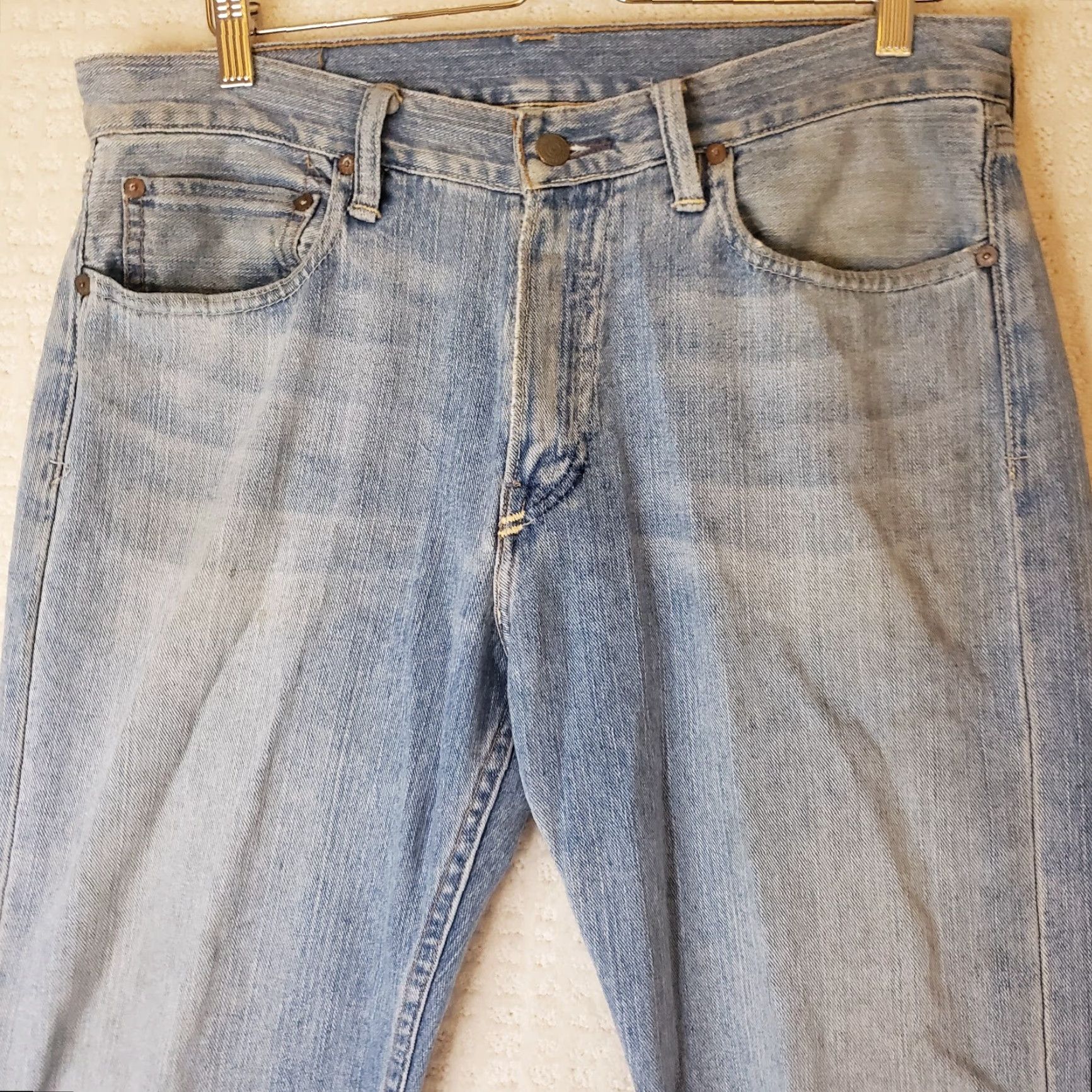 Polo Ralph Lauren Polo Ralph Lauren Jeans Men 33x30 Relaxed Fit Thompson Lightly Distressed Denim Shirt? Size US XS / EU 42 / 0 - 5 Thumbnail