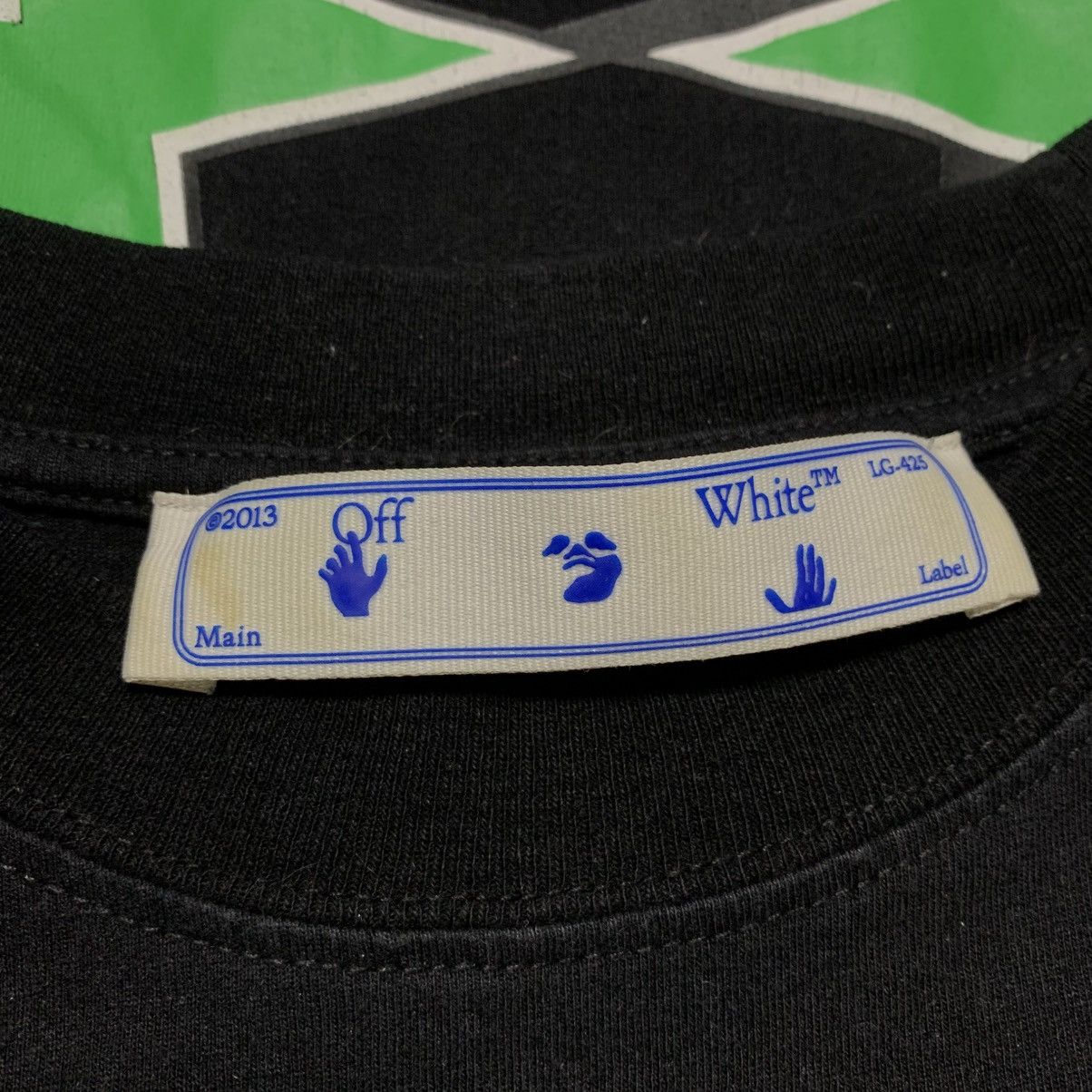Off-White Off White XXS Bolt Arrows Black Tee Virgil Abloh Size US XXS / EU 40 - 5 Thumbnail