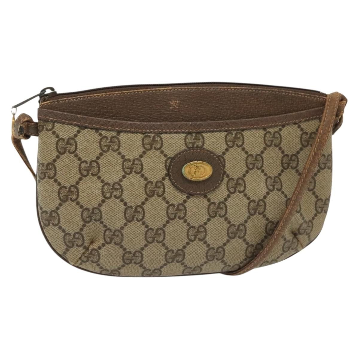 Gucci GUCCI GG Supreme Shoulder Bag Pvc Beige Gold 904 02 020 Size ONE SIZE - 1 Thumbnail