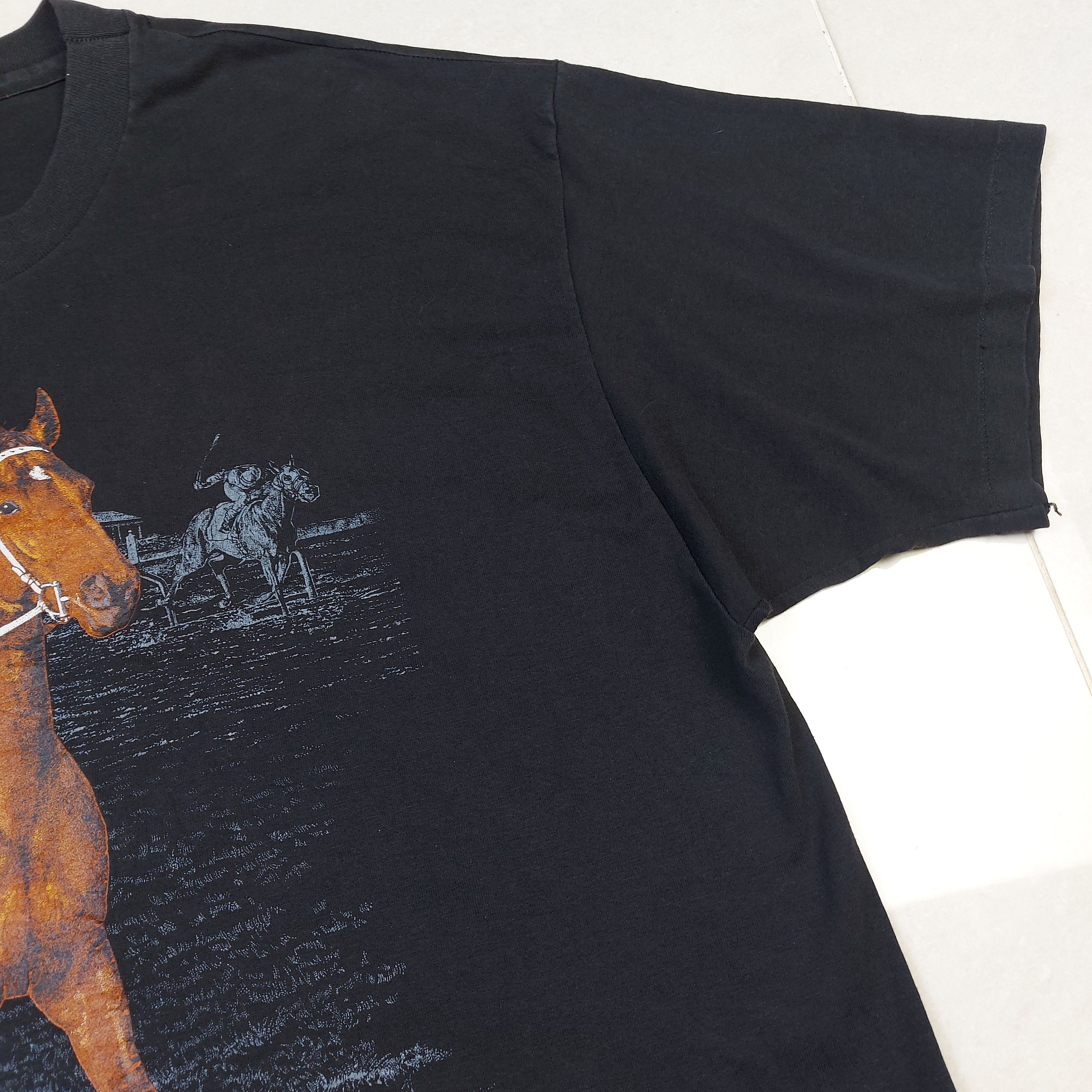 Other VTG 90s Ohio Derby Thoroughbred Horse Race Single-Stitch TEE Size US XL / EU 56 / 4 - 10 Thumbnail