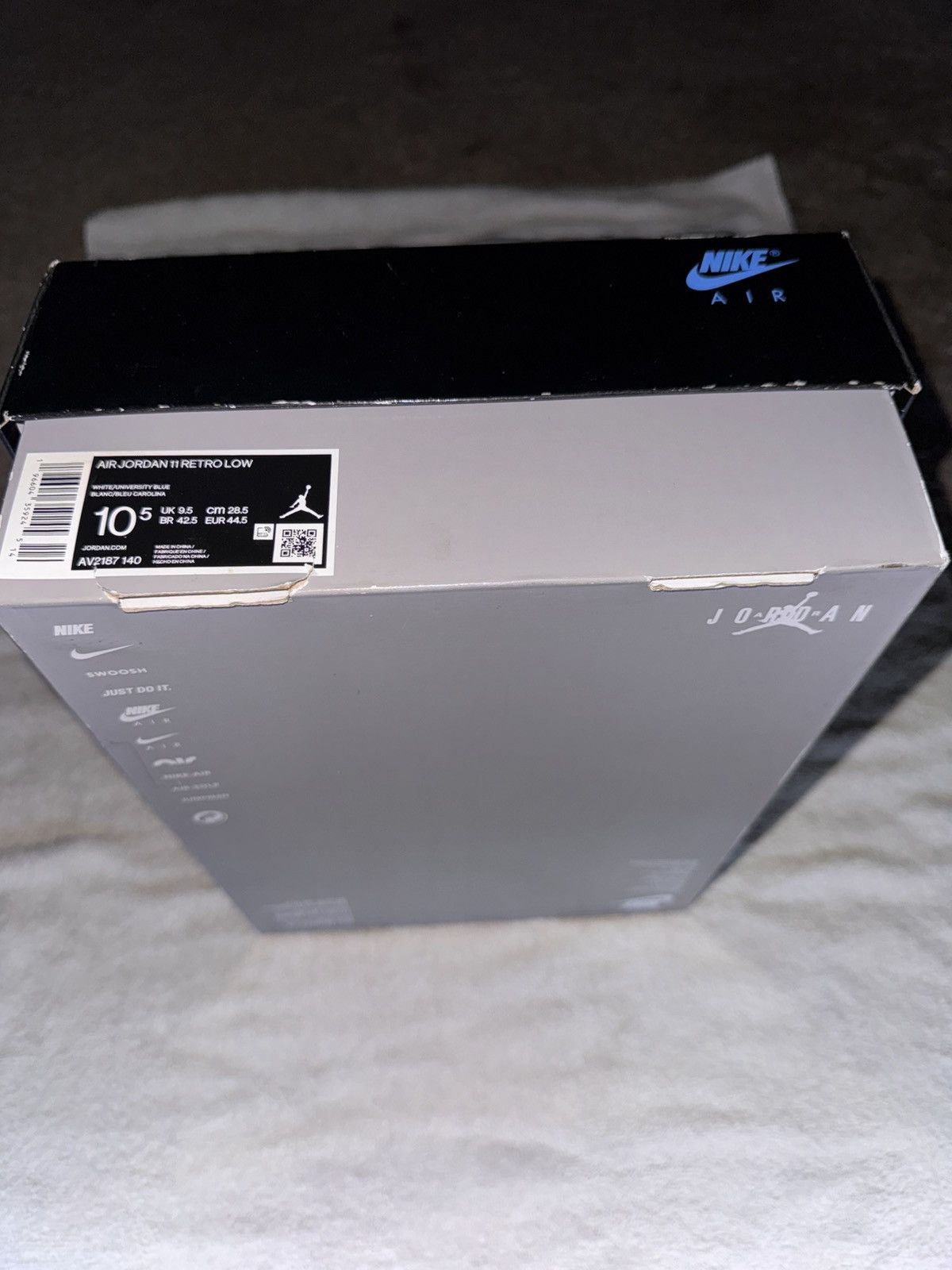 Jordan Brand AJ1 Retro Low Cement Grey Size US 10.5 / EU 43-44 - 2 Thumbnail
