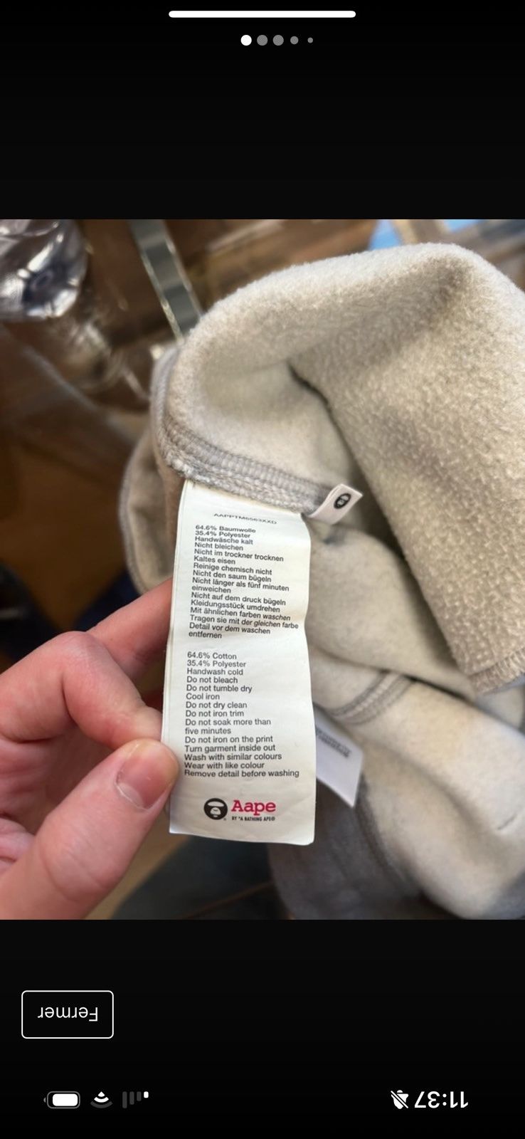 Aape Aape Sweat Pants Size US 30 / EU 46 - 5 Thumbnail