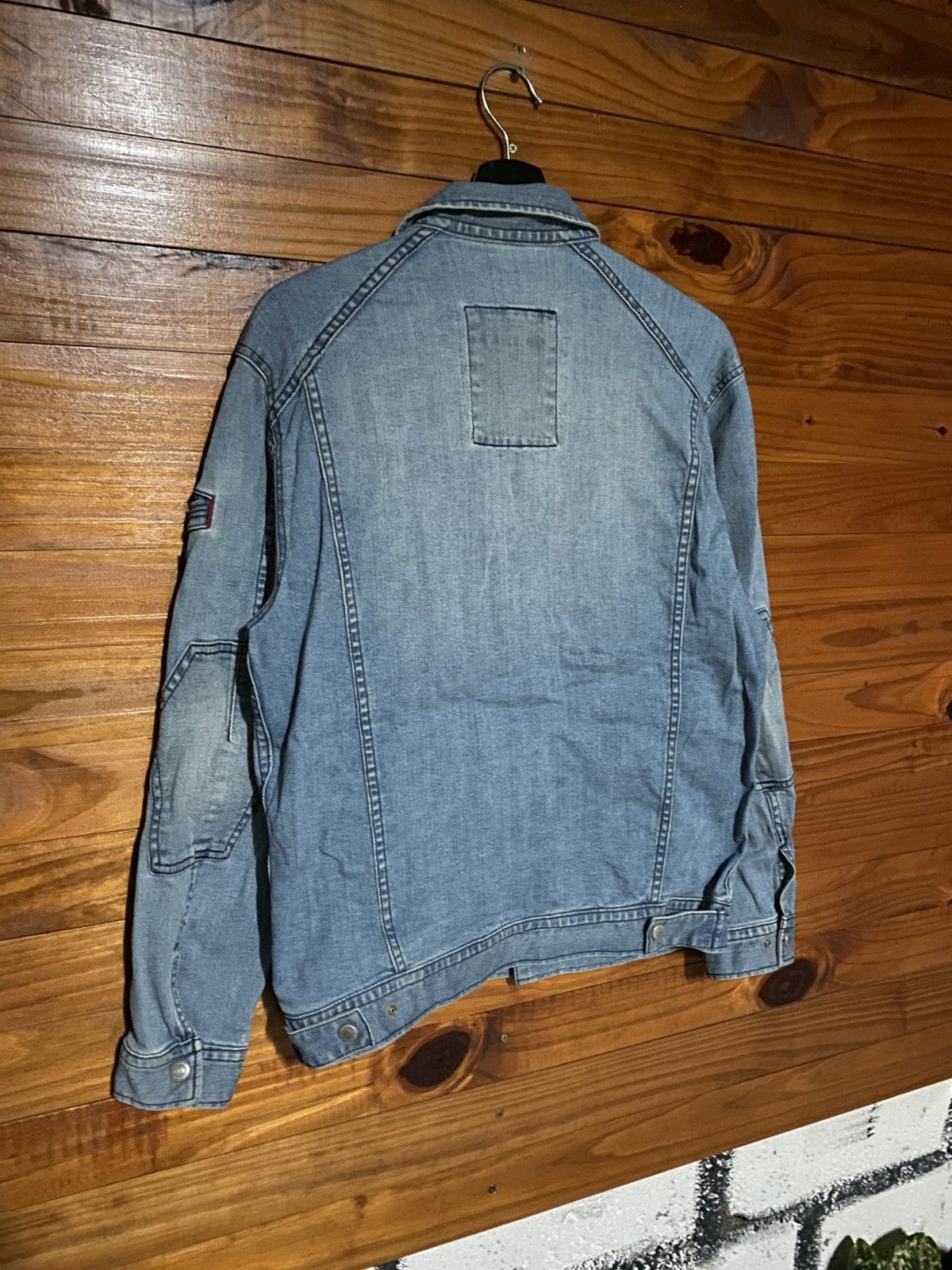 Japanese Brand Blue Monster Clothing BM78 Denim Utility Jacket Size US S / EU 44-46 / 1 - 10 Thumbnail