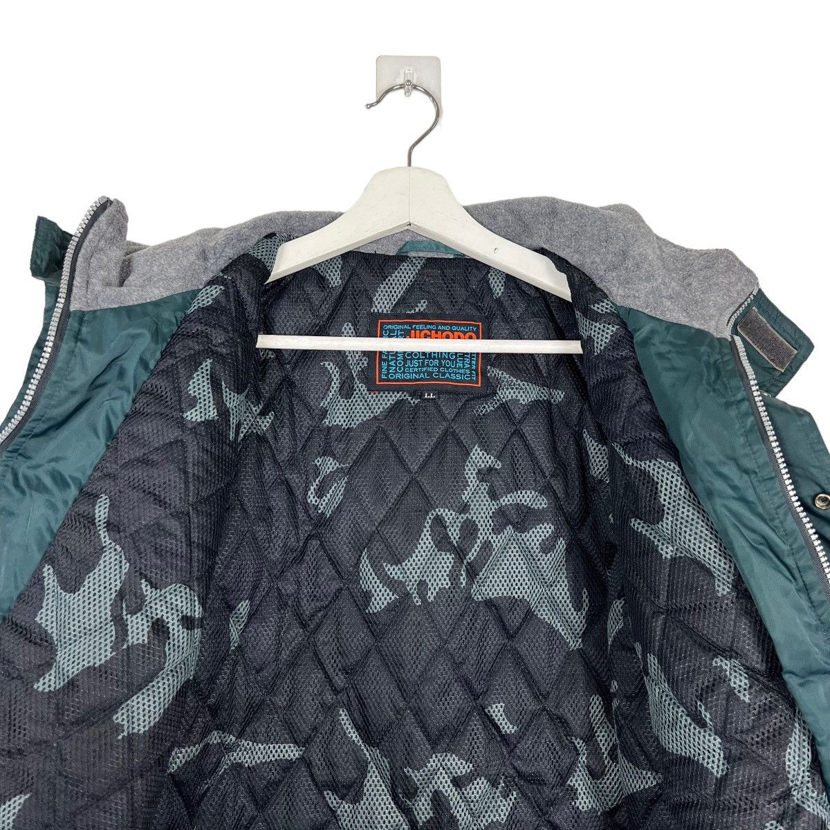 Japanese Brand 🔥 VINTAGE JICHODO DENSO BOMBER JACKET Size US L / EU 52-54 / 3 - 11 Thumbnail