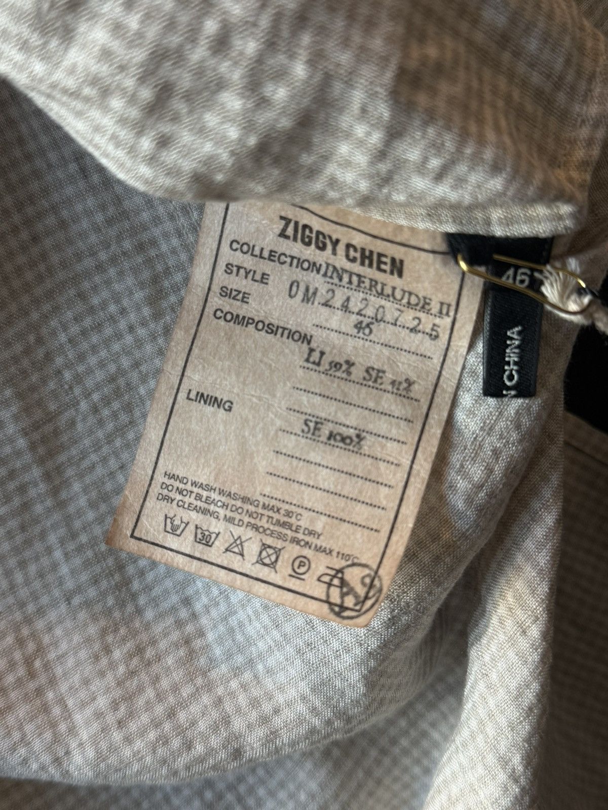 Ziggy Chen Ziggy Chen Asymmetric Shirt Size US S / EU 44-46 / 1 - 7 Thumbnail