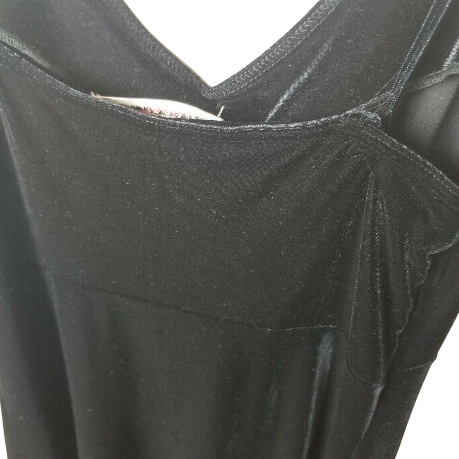 Victoria's Secret Vintage Victorias Secret Velvet Chemise Lingerie M Sleepwear Size ONE SIZE - 8 Thumbnail