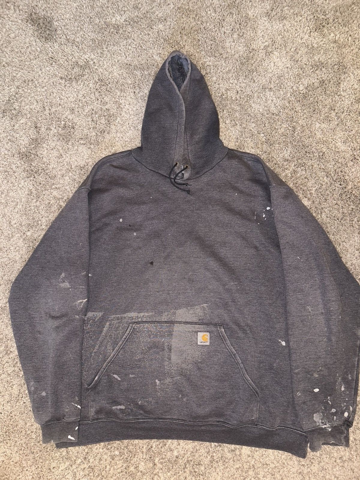 Carhartt Distressed Carhartt Hoodie Size US XL / EU 56 / 4 - 1 Thumbnail