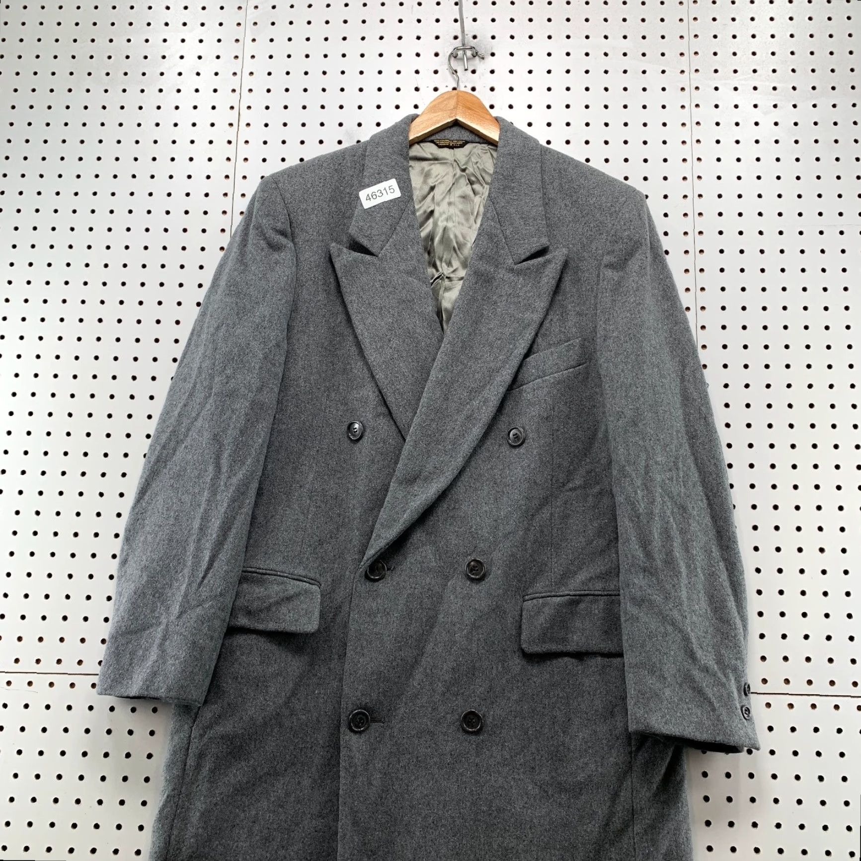 Pierre Cardin VINTAGE Pierre Cardin Wool Overcoat Mens 42 Gray Double Breasted Union USA Coat Size US XS / EU 42 / 0 - 5 Thumbnail