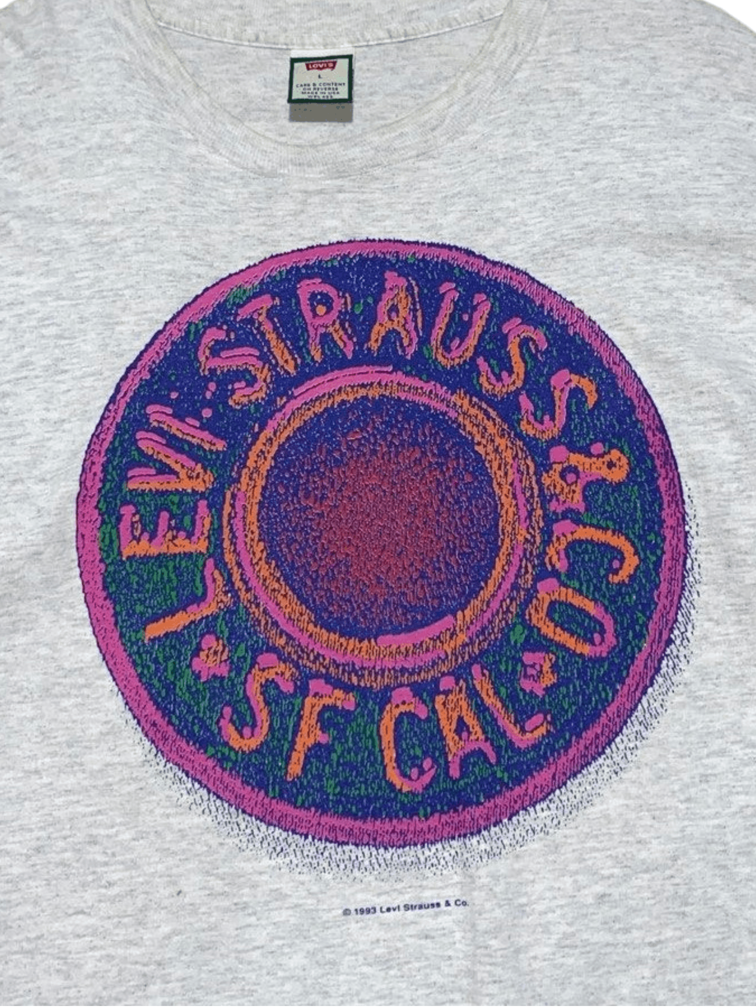 Levi's Rare Vintage 90s Levi's Tshirt Size US L / EU 52-54 / 3 - 3 Thumbnail