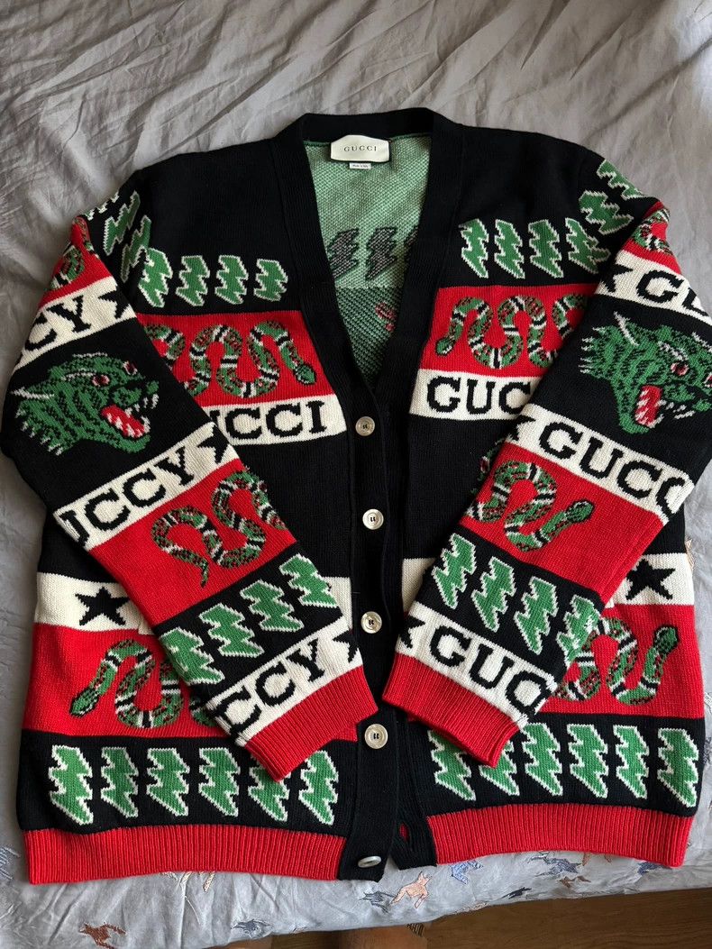Gucci Wool cardigan jacket 2502-Nextarrow